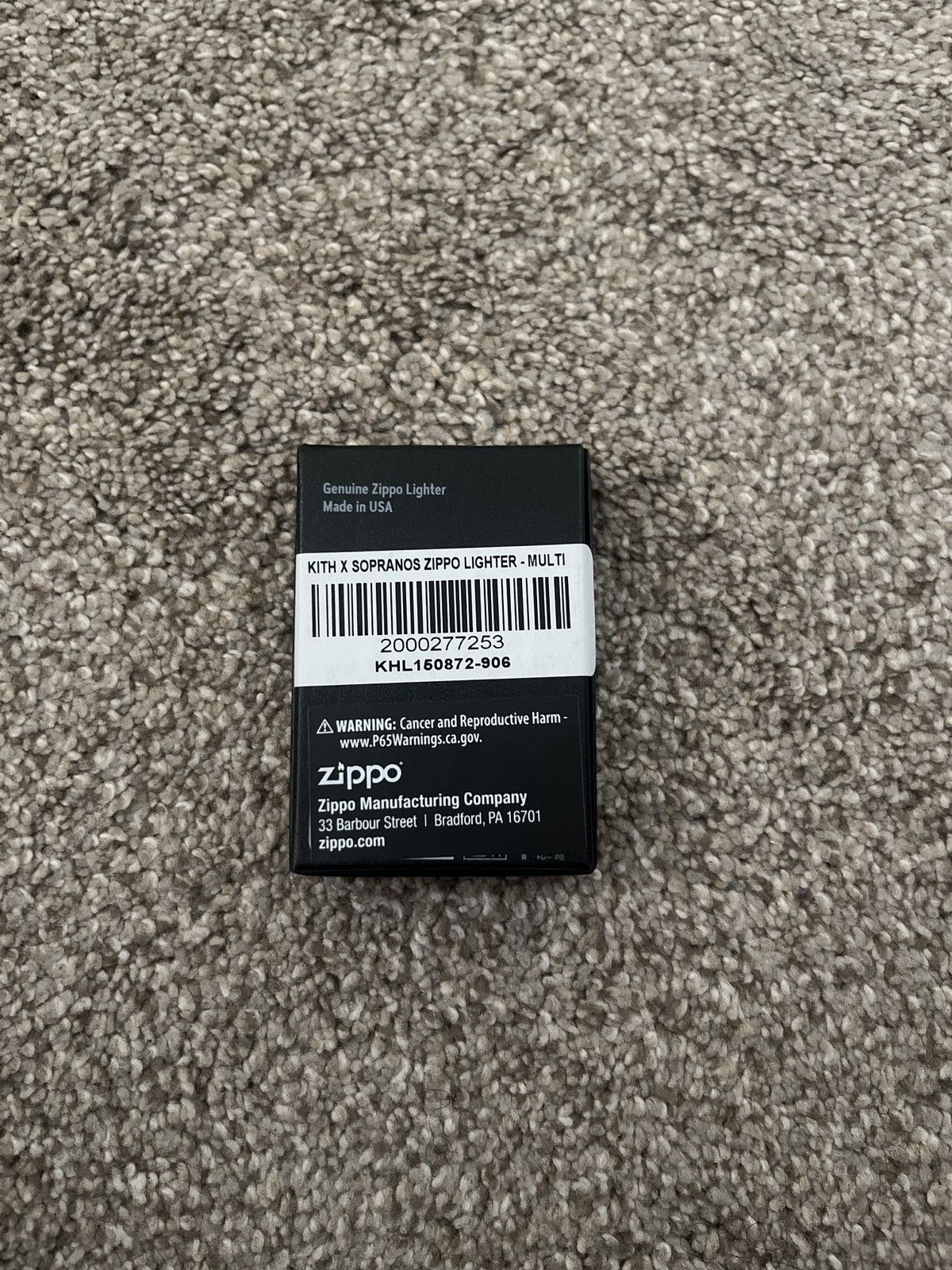 Kith Kith X Sopranos Zippo Lighter Size ONE SIZE - 1 Thumbnail