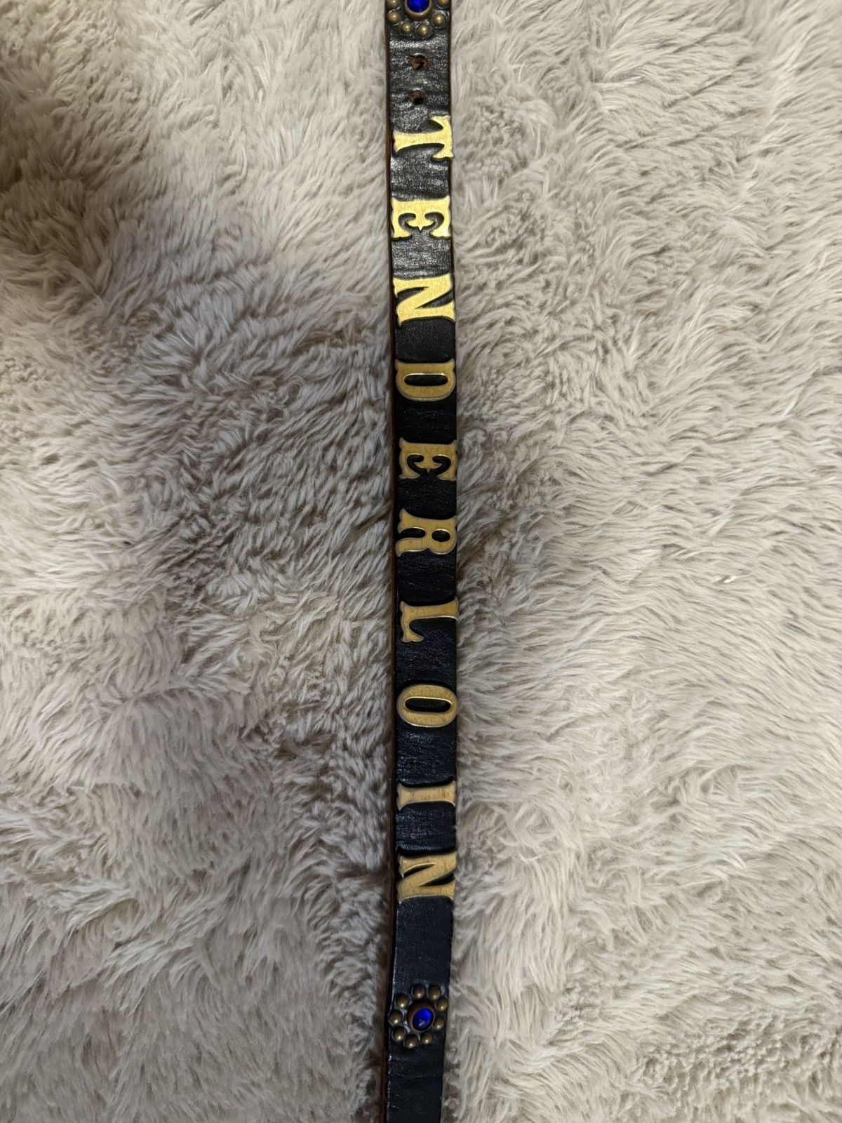 Vintage Very Rare Vintage Tenderloin Studded Belt with Crown Buckle Size 32 - 2 Thumbnail