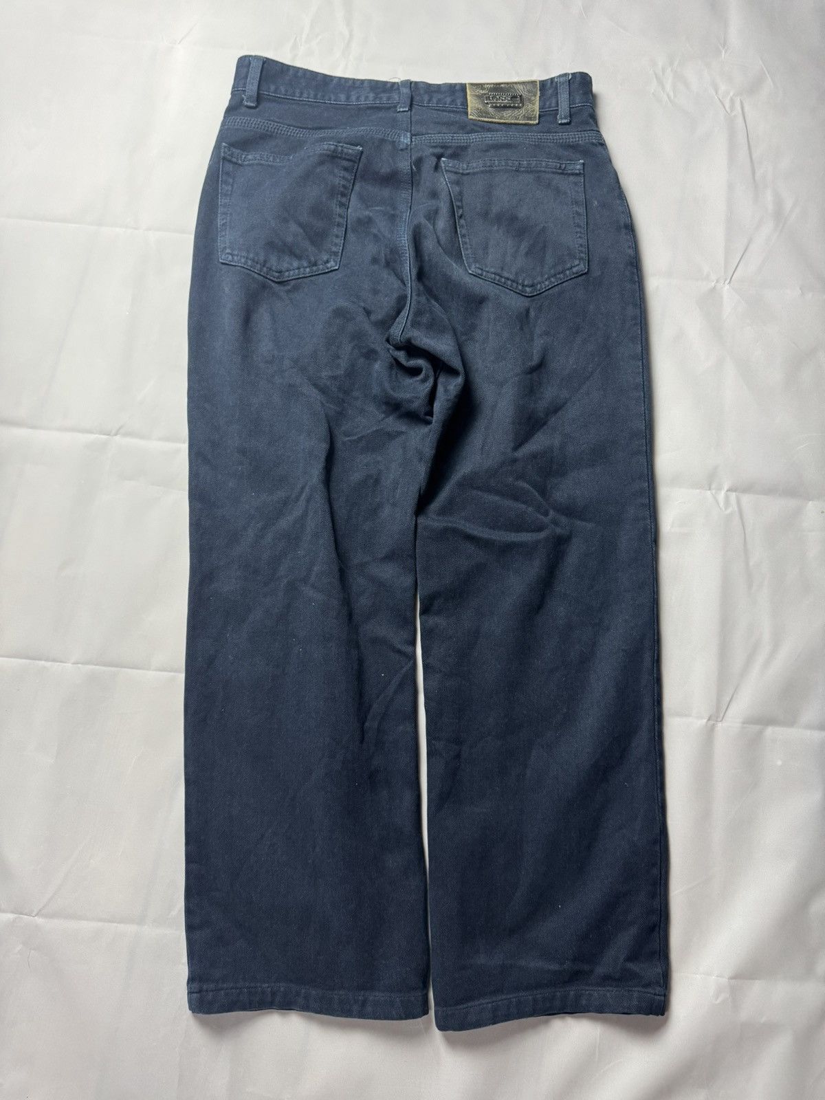 Diesel × Hugo Boss × Vintage HUGO BOSS Straight Leg Jeans | Fits Like 31x30 | Dark Navy Size US 30 / EU 46 - 1 Thumbnail