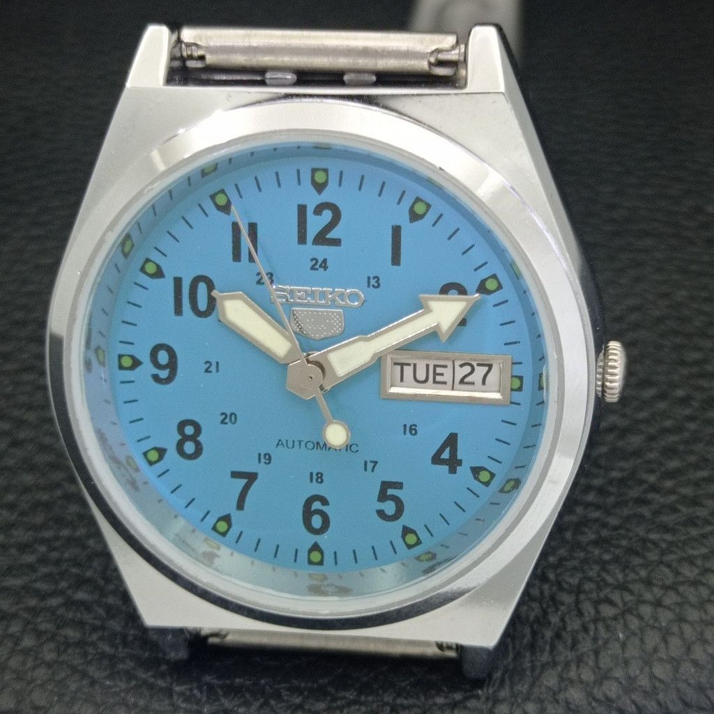 Seiko REFURBISHED VINTAGE SEIKO 5 AUTO JAPAN MENS WATCH a441710 Size 38 - 3 Thumbnail
