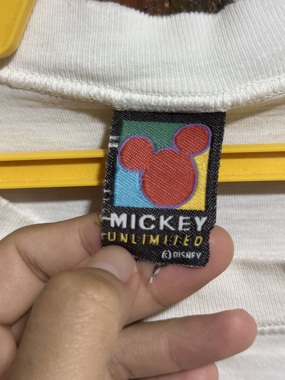 Disney Vintage 90s Mickey Unlimited Sagittarius Disney Faded Tee Size US L / EU 52-54 / 3 - 7 Thumbnail