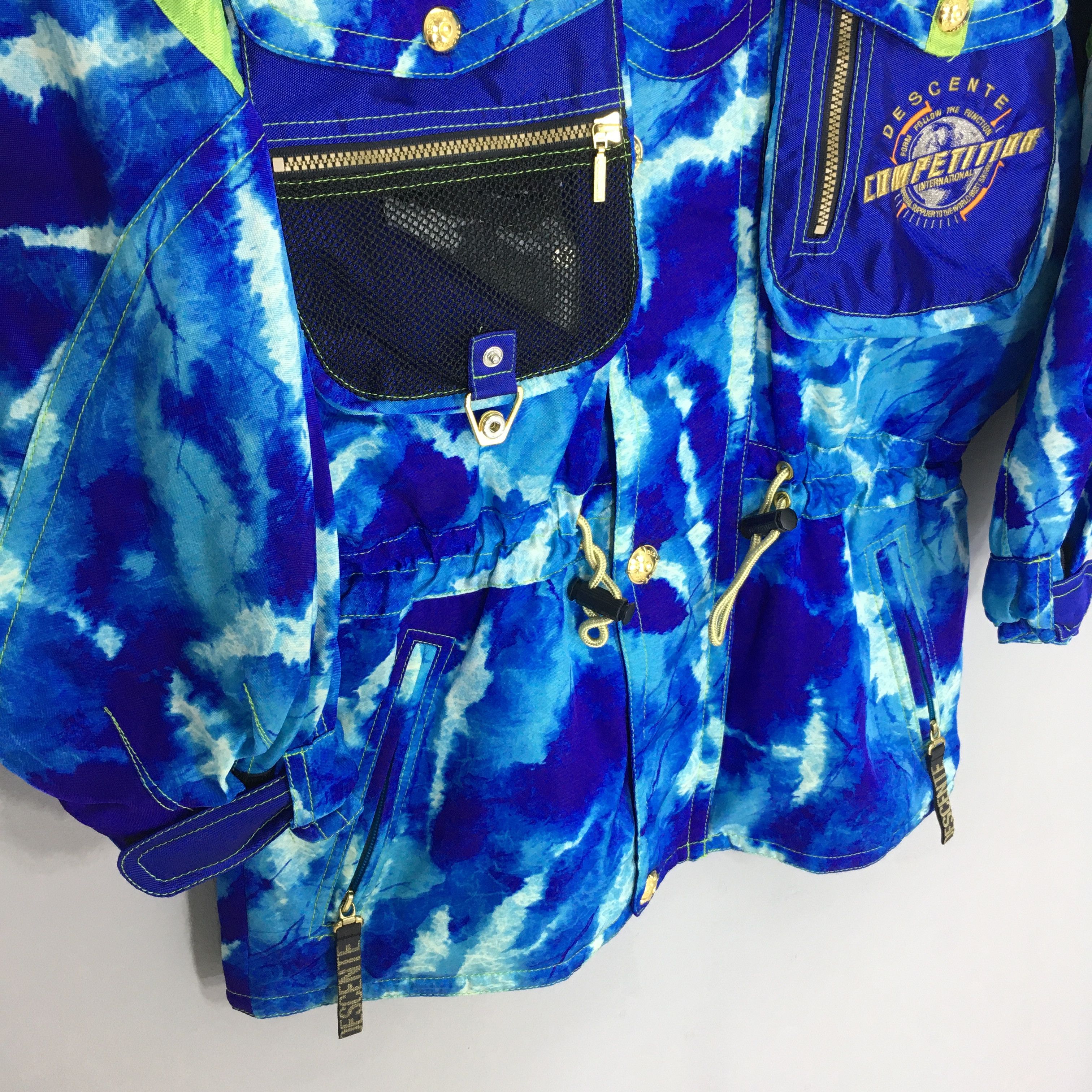 Descente × Japanese Brand Vintage 90s Descente Ski Wear Hoodie Parka Jacket Medium Size US M / EU 48-50 / 2 - 4 Thumbnail