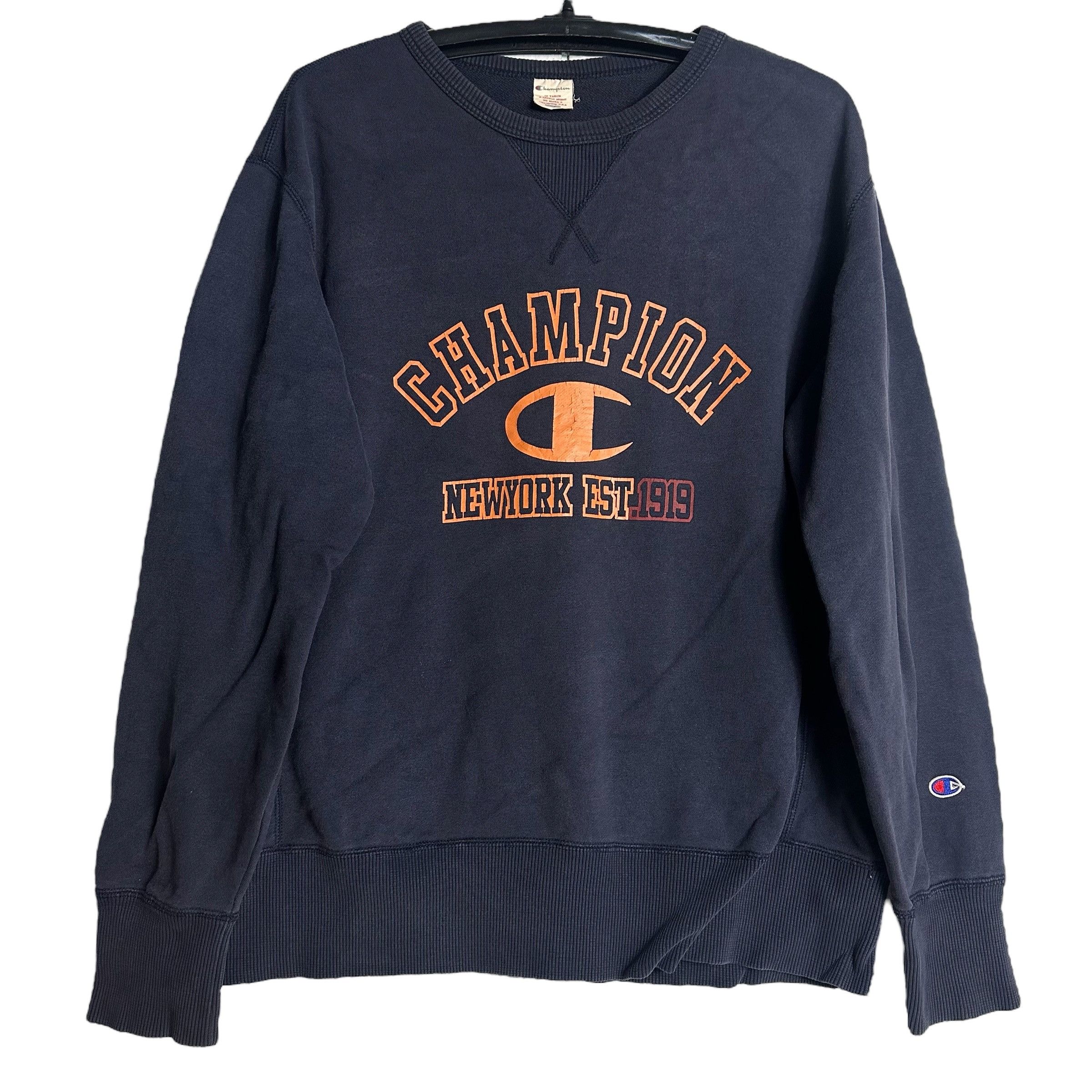 Champion × Vintage 🔥RARE🔥Vintage Champion New York Crewneck Sweatshirt Size US L / EU 52-54 / 3 - 1 Thumbnail