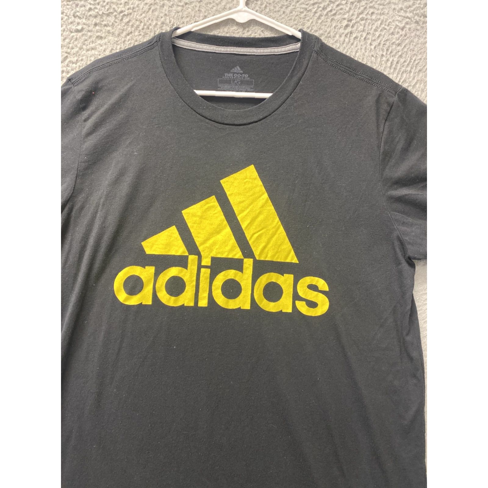Adidas Adidas Men's Large Black Crew Neck Casual T-Shirt 1066 Size US L / EU 52-54 / 3 - 2 Thumbnail