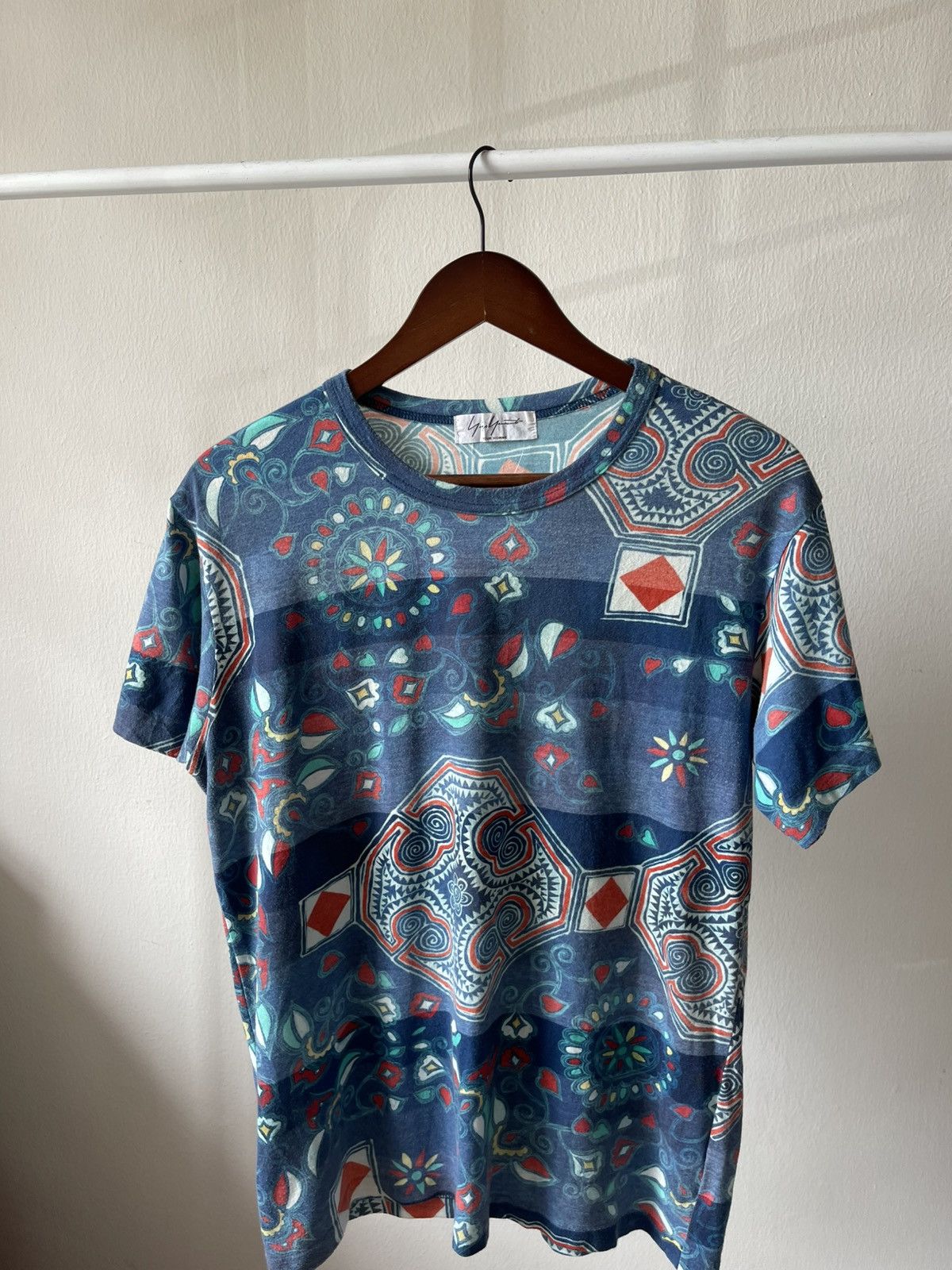 Yohji Yamamoto Yohji Yamamoto Pour Homme Chinoiserie Tee Size US M / EU 48-50 / 2 - 4 Thumbnail
