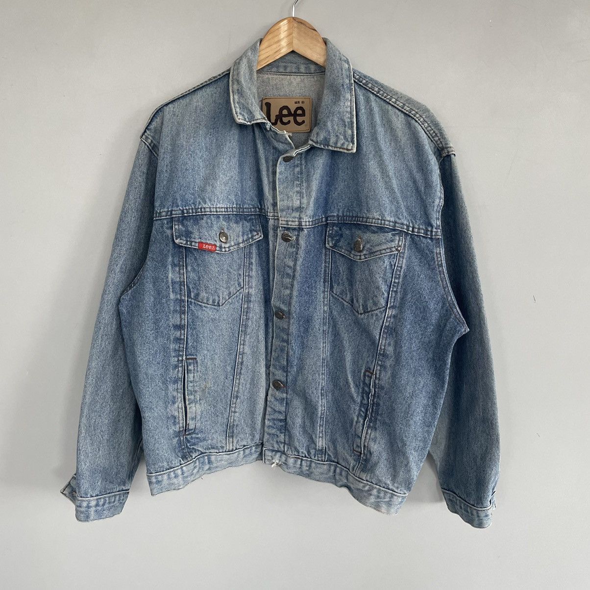 Lee × Vintage Vintage LEE Denim jacket style Japanese y2k Size US M / EU 48-50 / 2 - 1 Thumbnail