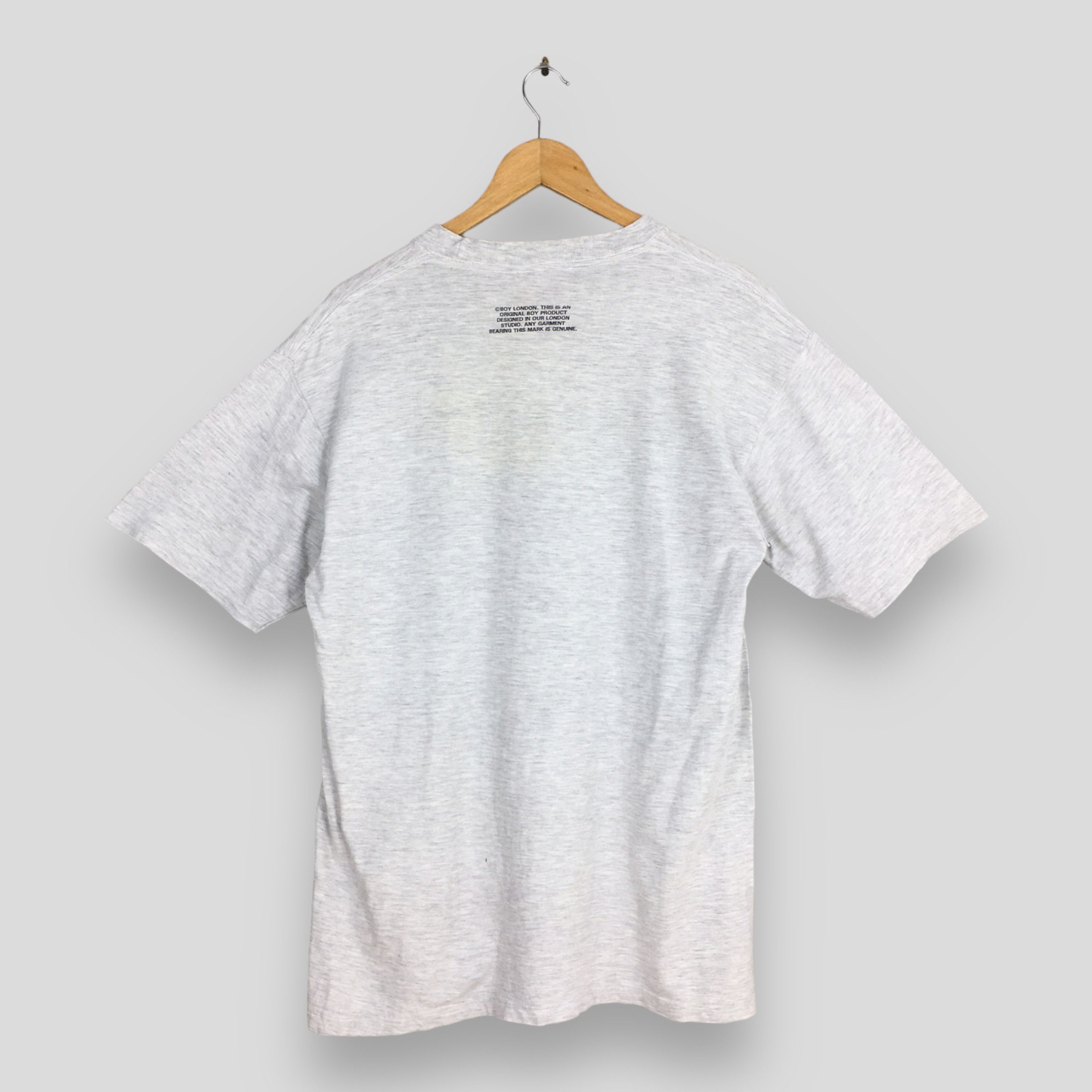 Boy London Vintage 90's Boy London Punk Gray T shirt Medium Size US M / EU 48-50 / 2 - 6 Thumbnail