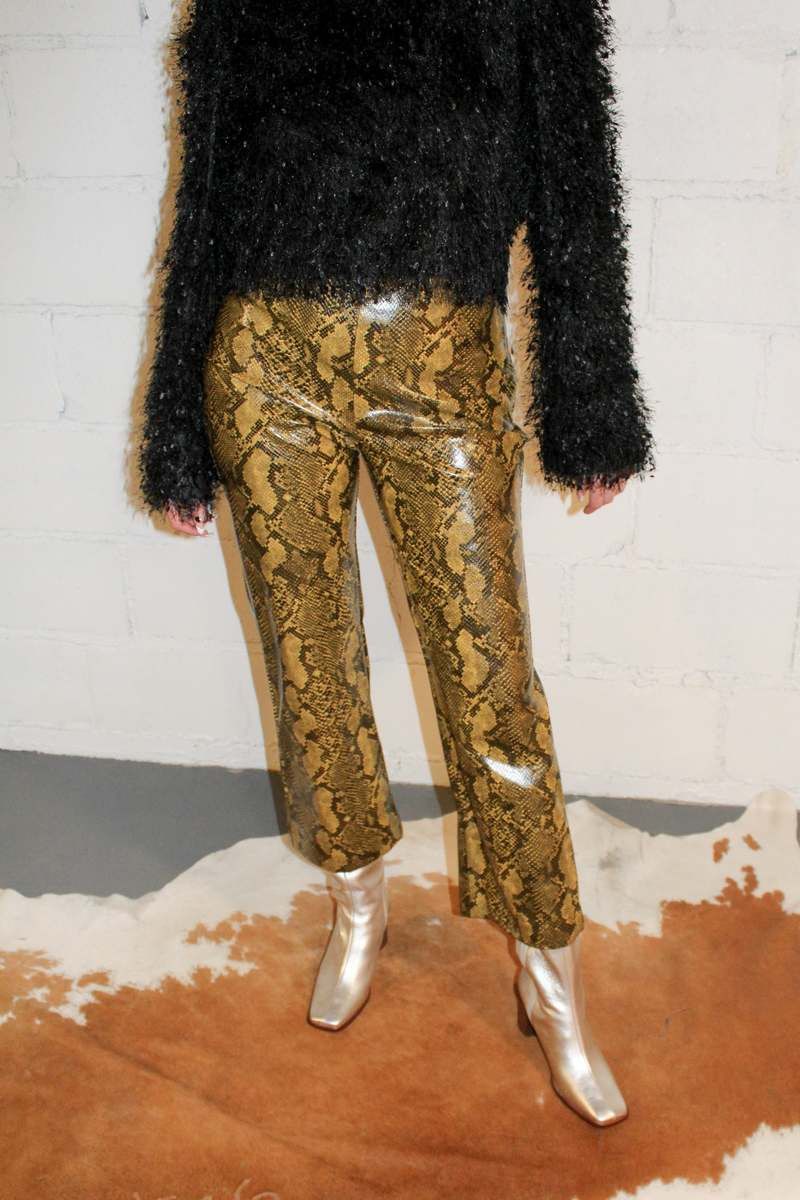 Baum und Pferdgarten Baum und Pferdgarten Norma yellow snake Pants Size 28" / US 6 / IT 42 - 1 Thumbnail