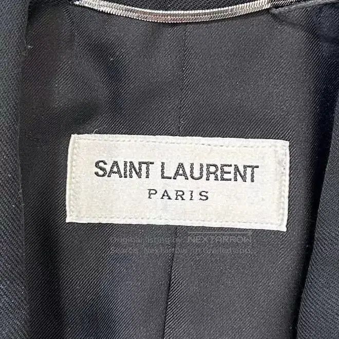 Saint Laurent Paris Saint Laurent Paris Black Single-Breasted Smoking Jacket i Size US M / EU 48-50 / 2 - 4 Thumbnail