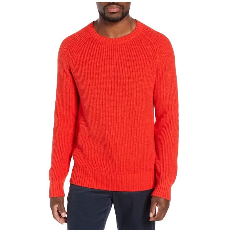 Bonobos Bonobos Slim Fit Cotton & Cashmere Sweater Crewneck Red Size US S / EU 44-46 / 1 - 1 Thumbnail