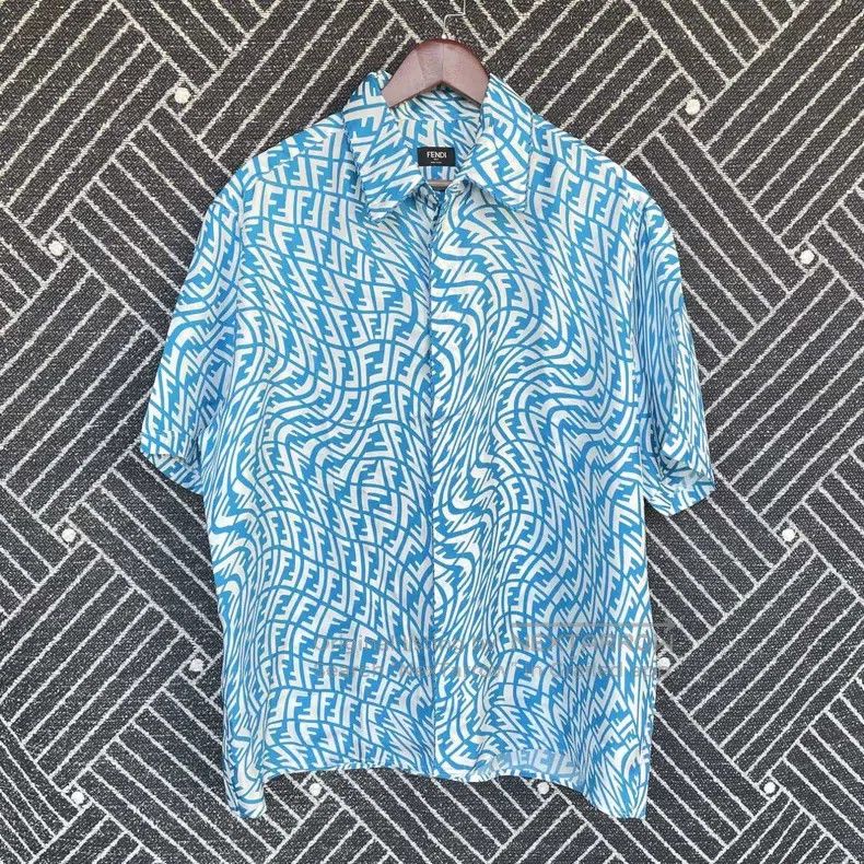 Other Fendi size 41 SS21 Double F Printed Pattern Mulberry Silk S Size US XXS / EU 40 - 1 Thumbnail