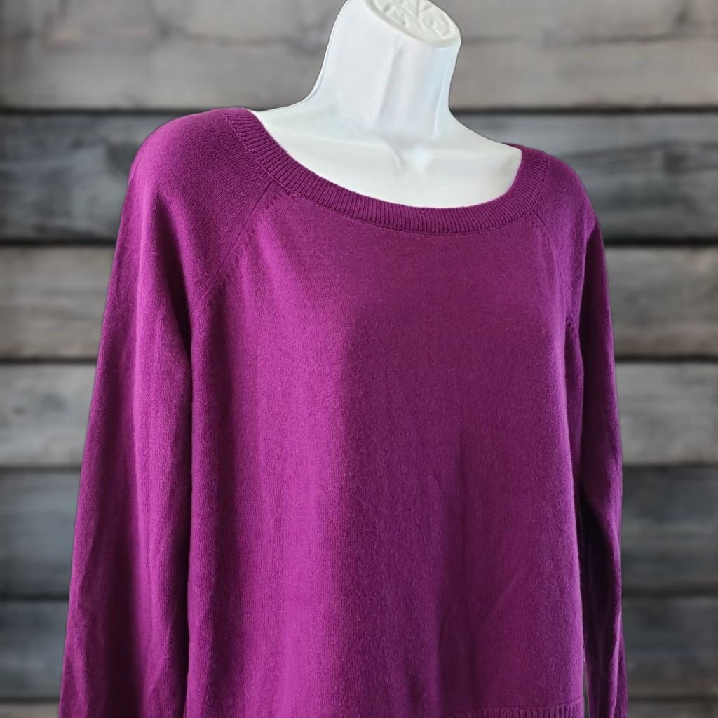 Lou & Grey Lou & Grey Pullover Sweater Womens XS Purple Long Sleeve Adult XS Pullover Purple Womens Lou & Grey Size XS / US 0-2 / IT 36-38 - 1 Thumbnail