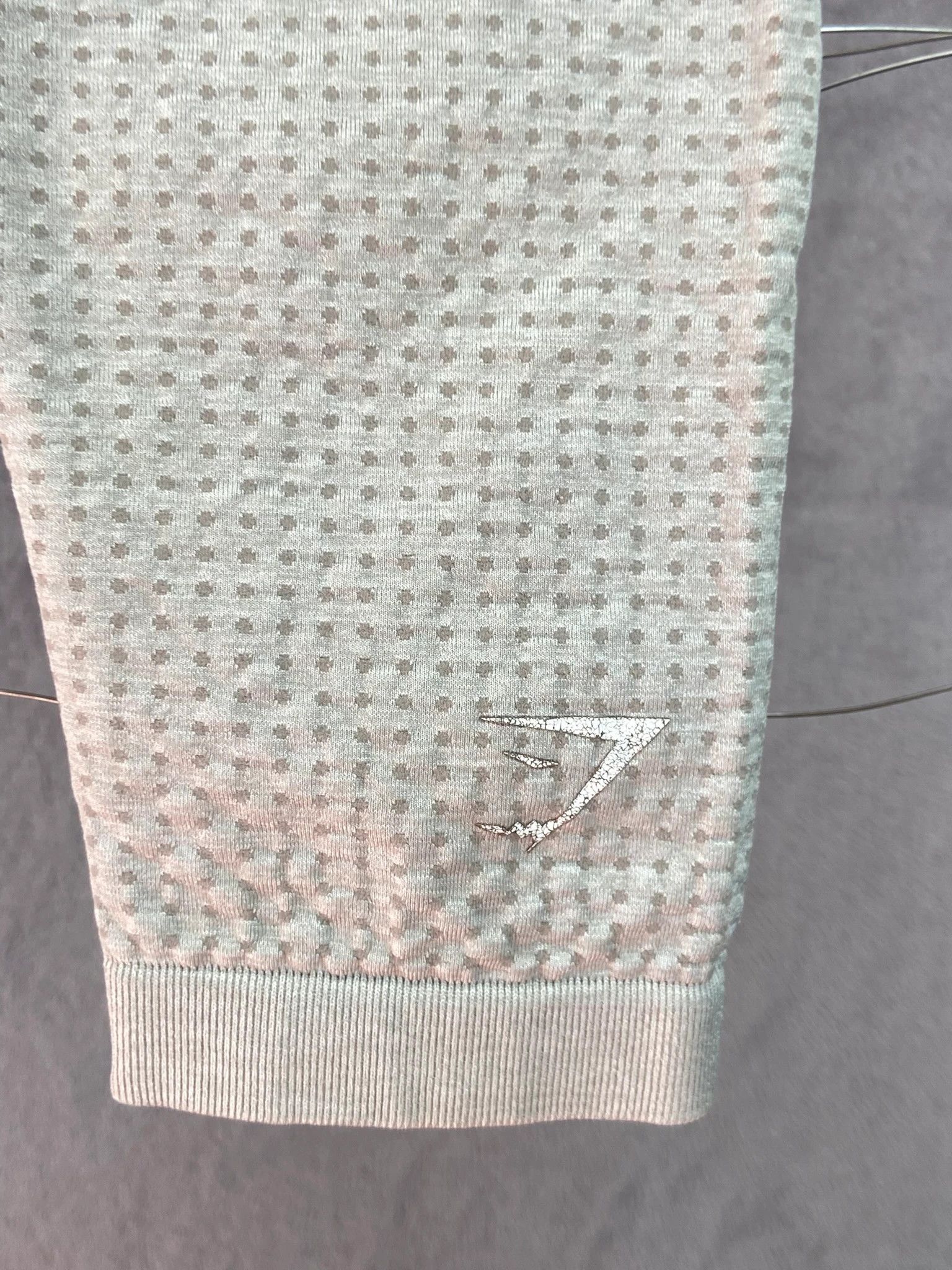 Gymshark Pants Gymshark Gray Leggings Vintage Streetwear Y2K Size 32" / US 10 / IT 46 - 4 Thumbnail
