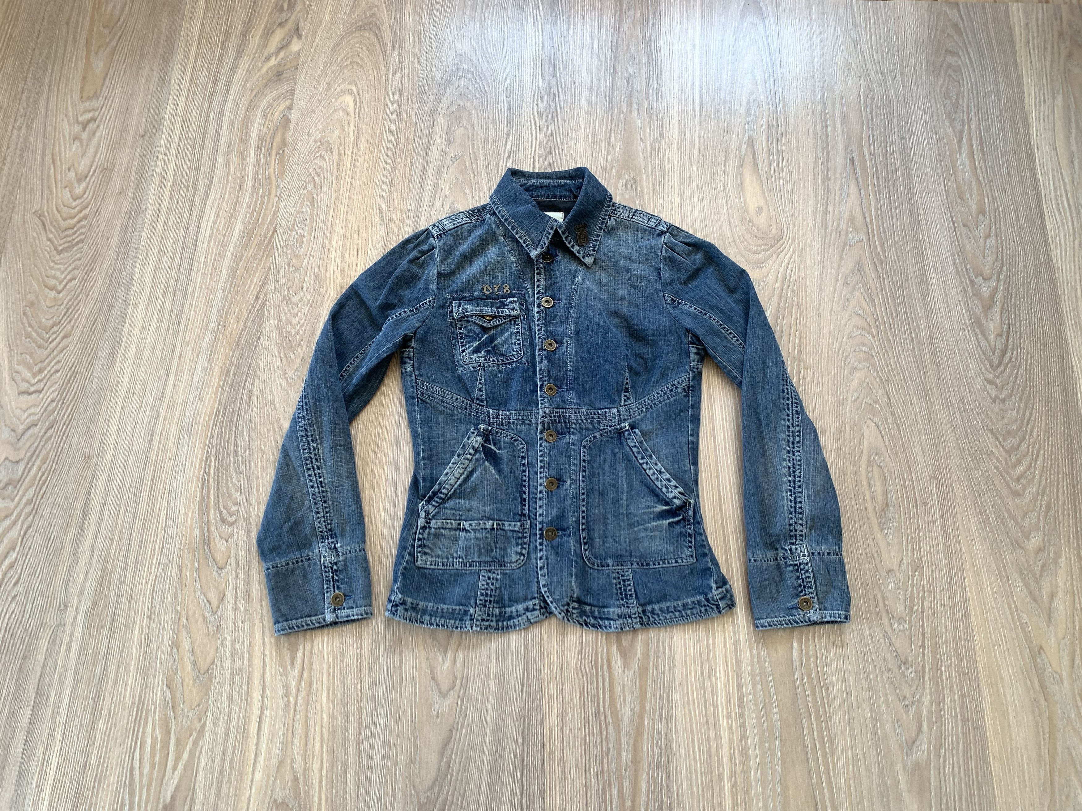 Diesel Diesel Womens Vintage Blue Denim Jacket Size M / US 6-8 / IT 42-44 - 1 Thumbnail