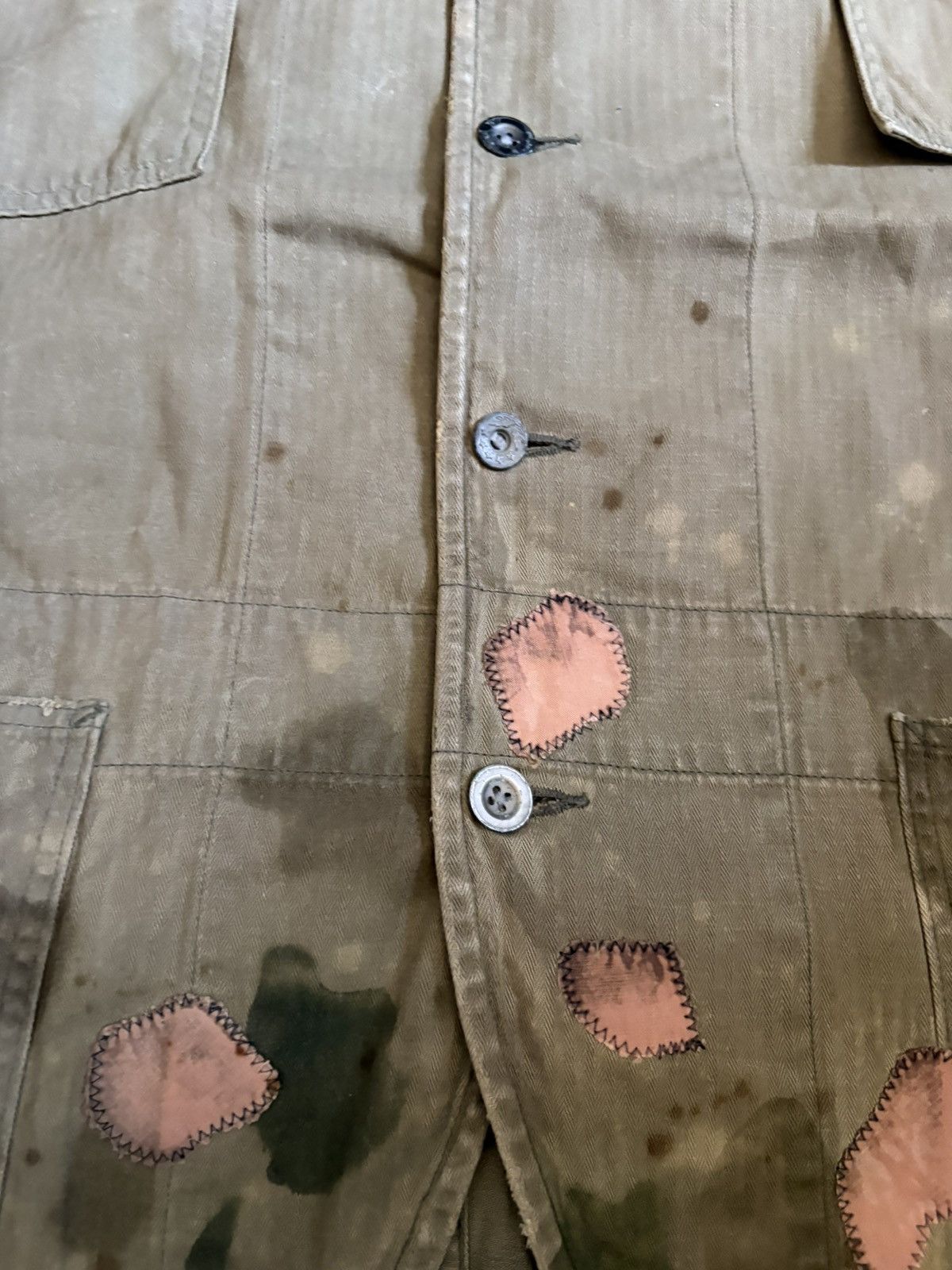 Kapital Kapital oiled cotton coverall camouflage patchwork Size US L / EU 52-54 / 3 - 6 Thumbnail