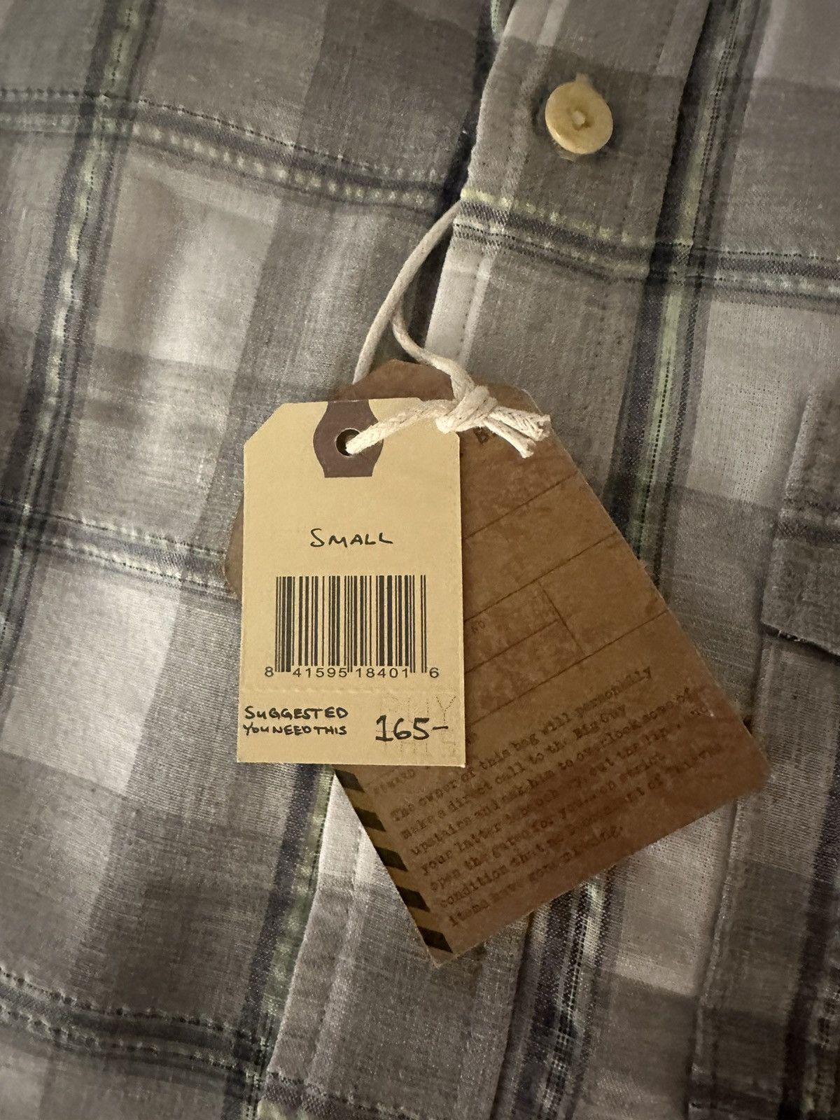 Descendant of Thieves Descendants of thieves button up plaid shirt Size US S / EU 44-46 / 1 - 4 Thumbnail