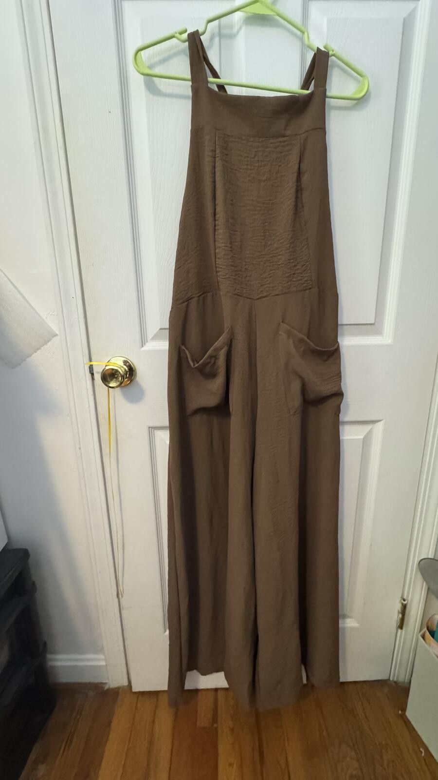 Unknown London Everyday Chic Boutique Brown Wide Leg Overalls-Small Size 30" / US 8 / IT 44 - 1 Thumbnail