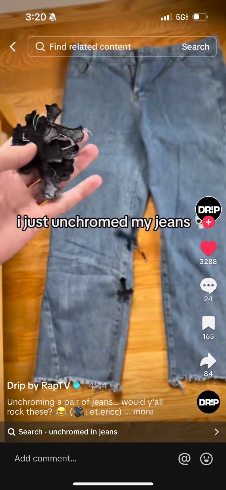 Balenciaga Balenciaga Skribble Denim (Repaired Heel Bite) Size US 30 / EU 46 - 16 Thumbnail