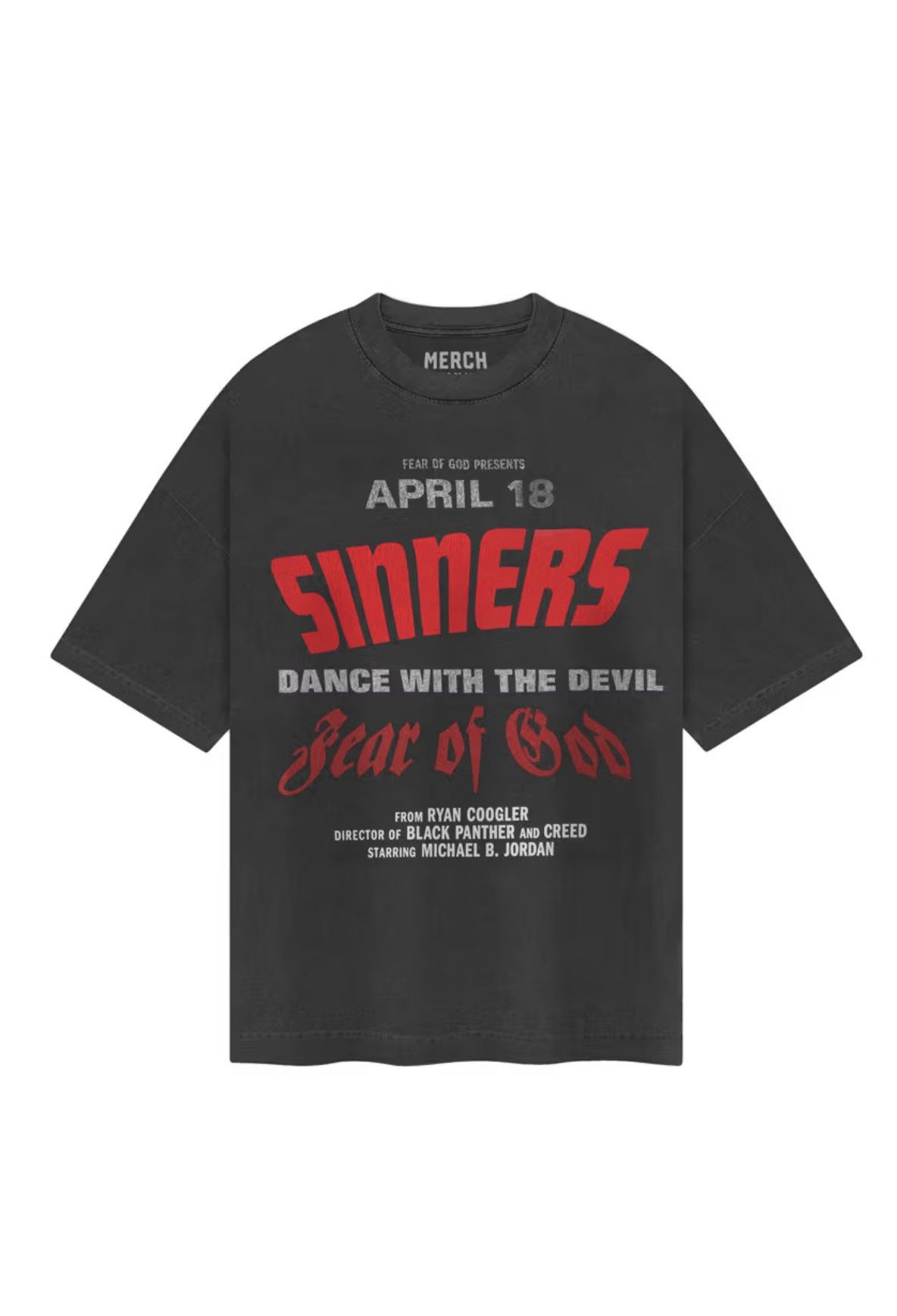 Fear of God Fear of God Sinners T-Shirt Size Medium Size US M / EU 48-50 / 2 - 1 Thumbnail