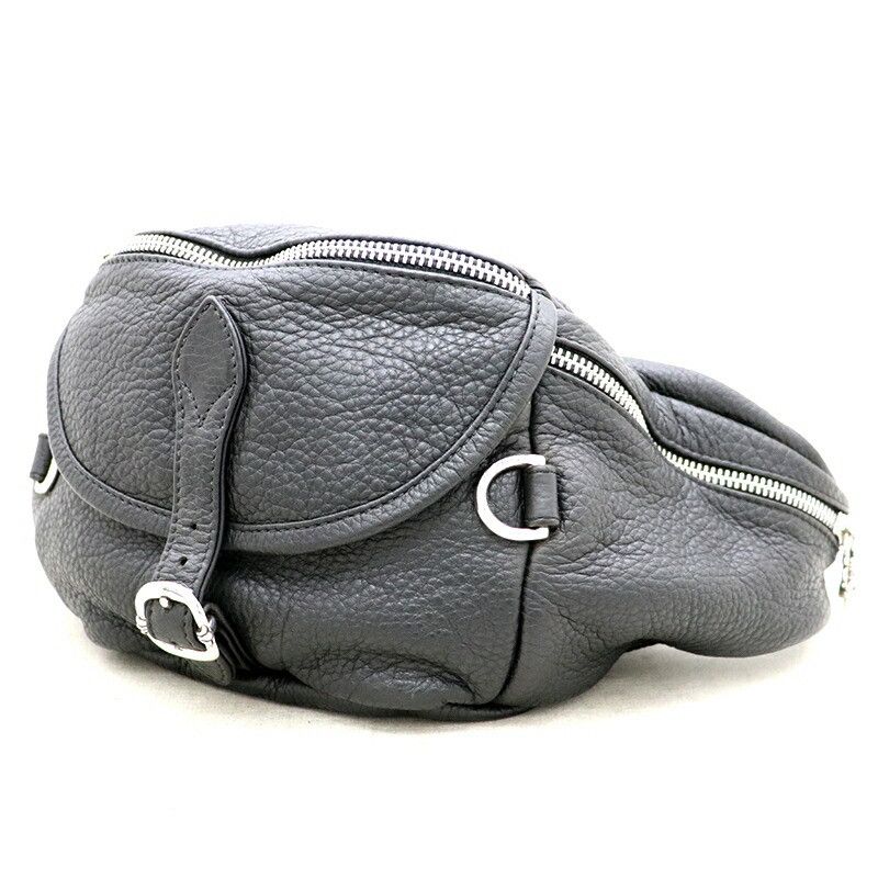 【超希少】Chrome Hearts #1 SNAT PACK LEATHER Chrome Hearts Black Leather XL Snat Pack – Savonches