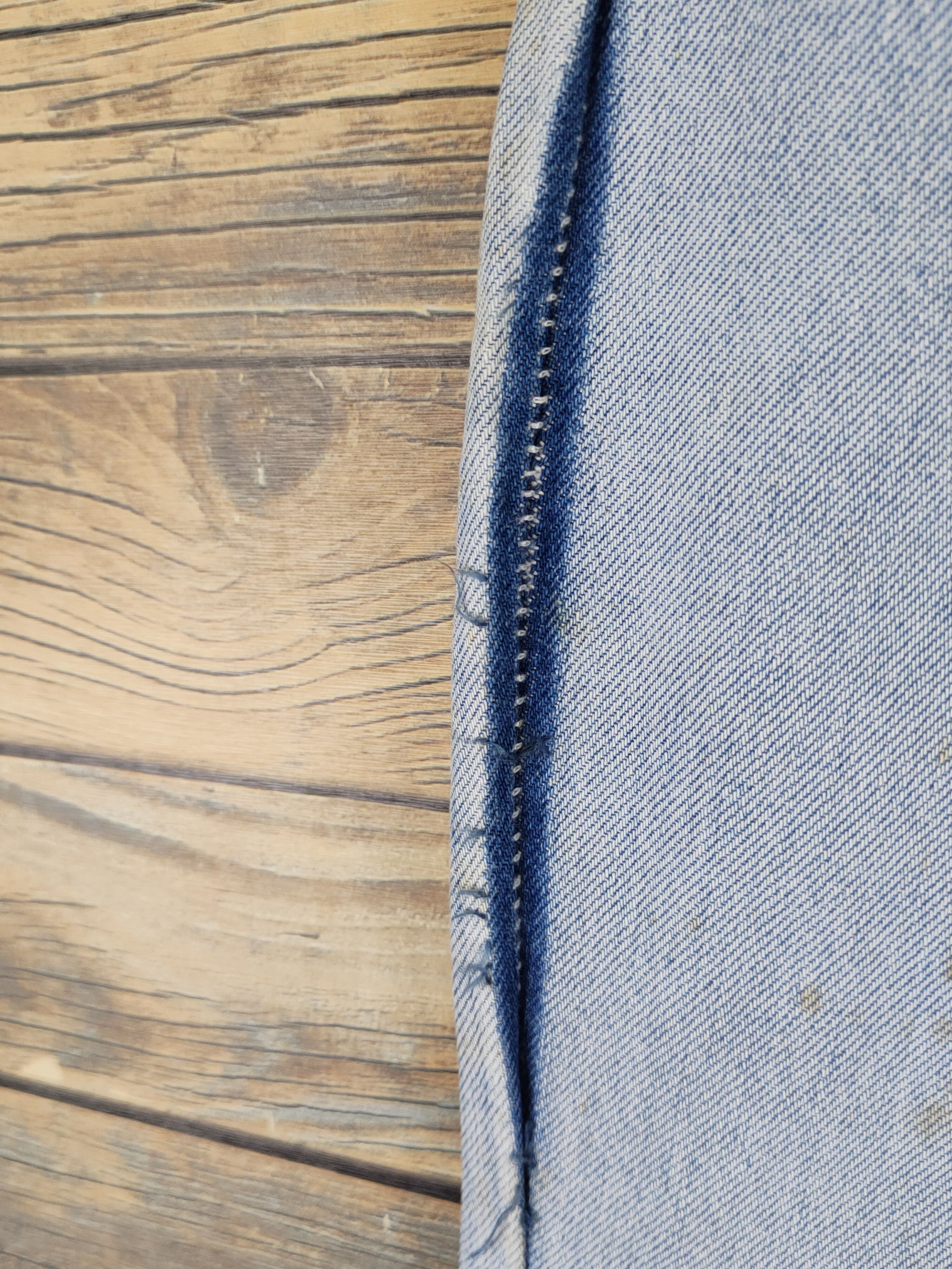 Big John Big John Blue Distressed Ripped Jeans #W1301 Size US 31 - 3 Thumbnail