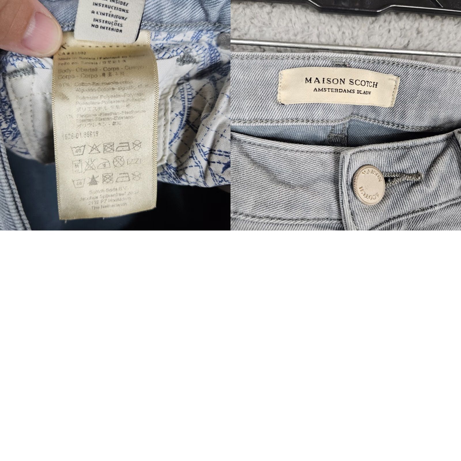Maison Scotch MAISON SCOTCH LA PARISIENNE SKINNEY Light blue low Rise Jean Size W27 Womens Skinny Jeans Size 27 Blue Denim Casual Vintage No Size 27" / US 4 / IT 40 - 8 Thumbnail
