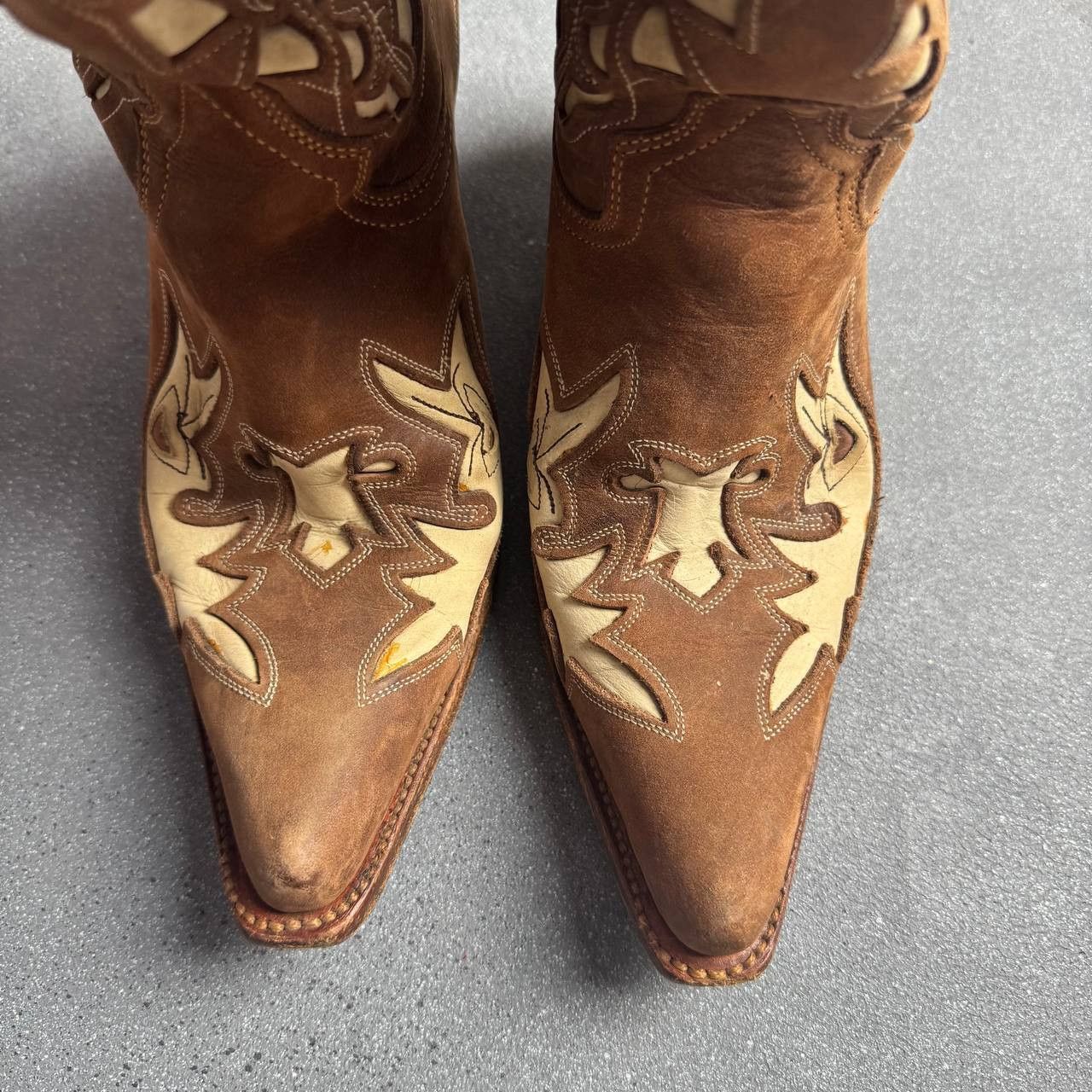 Japanese Brand × Sancho Boots × Vintage Sancho Boots Vintage Western Cowboy Boots Size US 7 / IT 37 - 5 Thumbnail