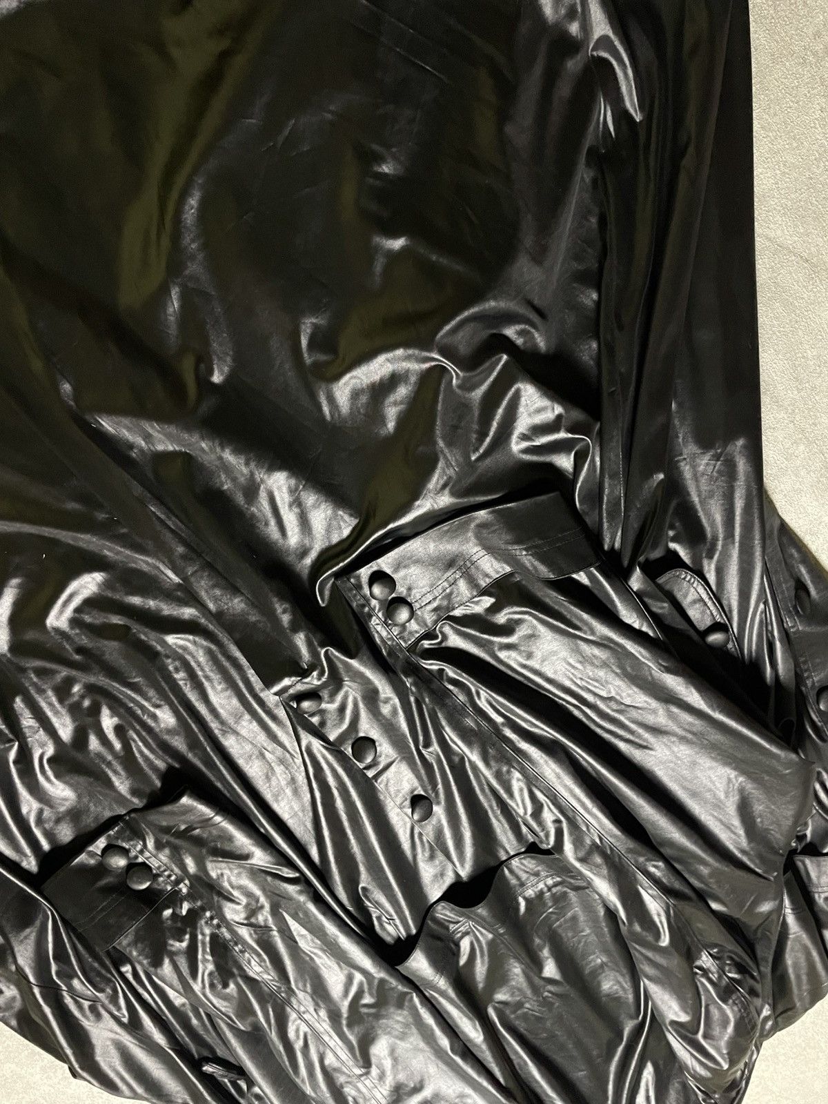 If Six Was Nine Skull Vintage Japanese Black Trench – Shadow Silence Size US L / EU 52-54 / 3 - 10 Thumbnail
