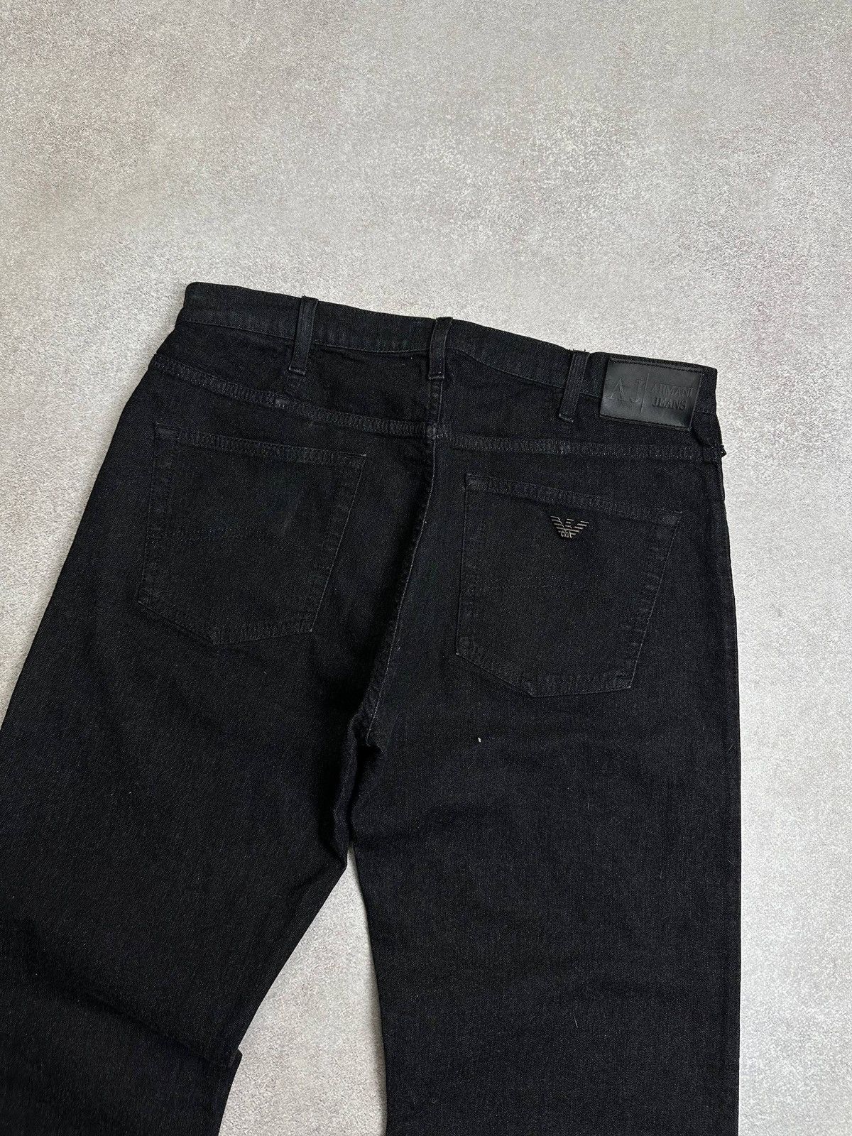 Armani Vintage Armani Metal Logo Baggy Jeans Y2K Rare 34 Size US 34 / EU 50 - 2 Thumbnail