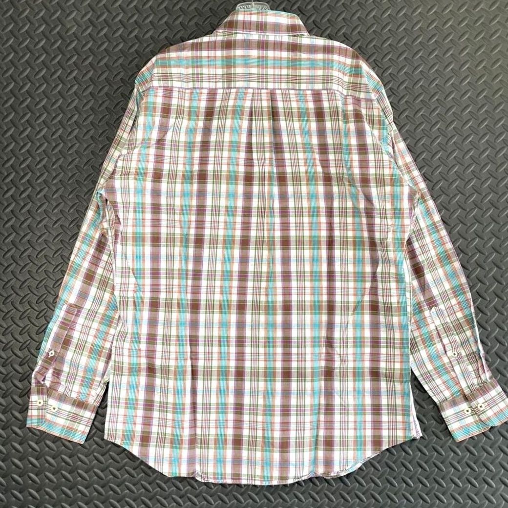 Peter Millar Peter Millar Brown Multi Color Button Up Dress Shirt Men's Casual Wear Size L Size US L / EU 52-54 / 3 - 3 Thumbnail