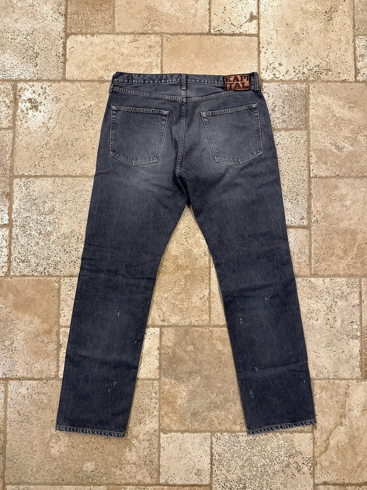 Kapital Kapital 14oz 5P Monkey Cisco Black Wash Denim 3 Year Fade Size US 36 / EU 52 - 6 Thumbnail