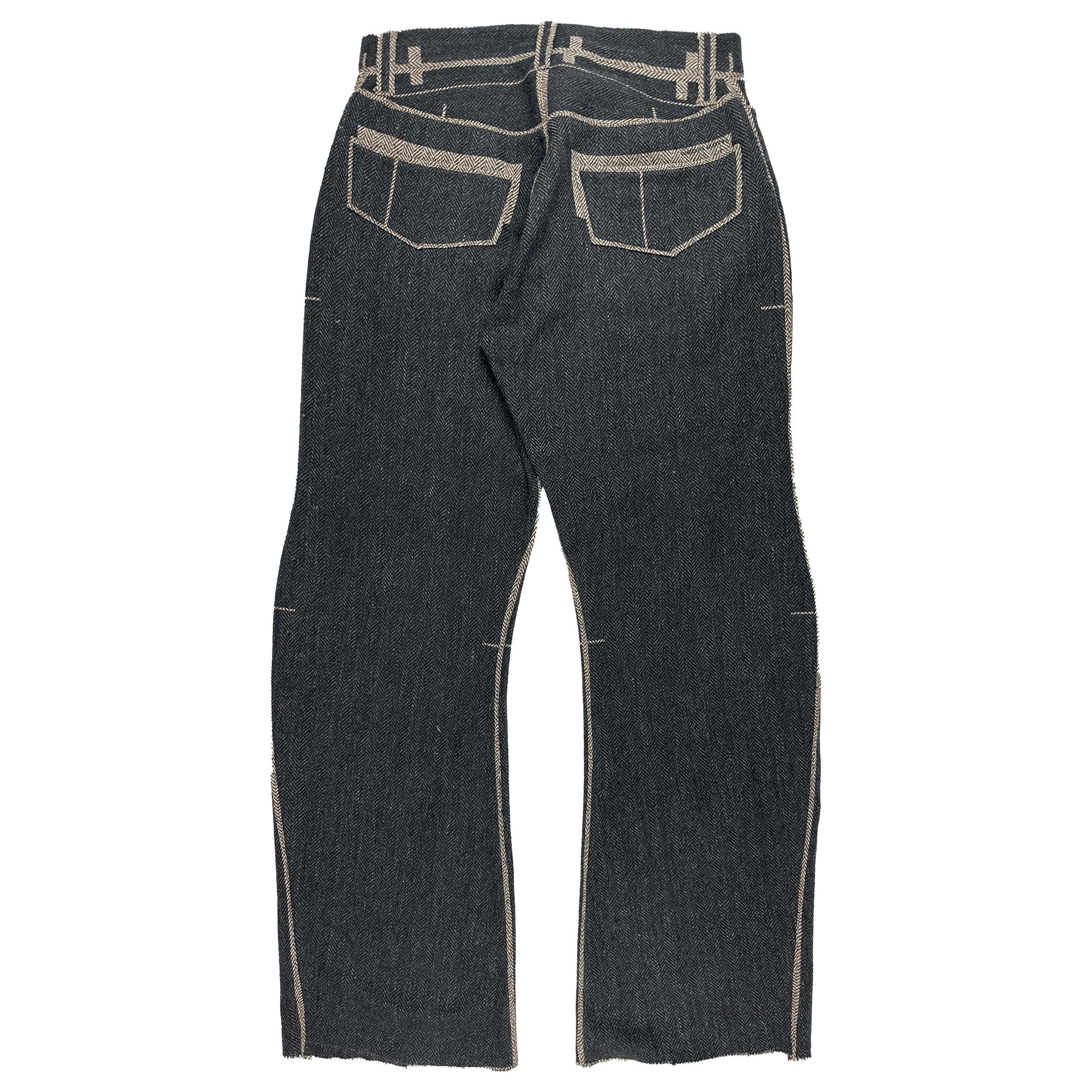 SHINICHIRO ARAKAWA AW95 Wool Poem Pants Size US 28 / EU 44 - 2 Thumbnail