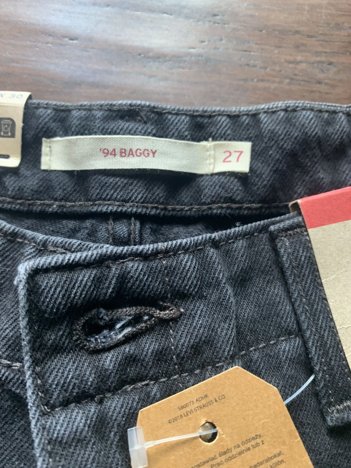 Levi's 90s Baggy Cargos Size 27" / US 4 / IT 40 - 2 Thumbnail