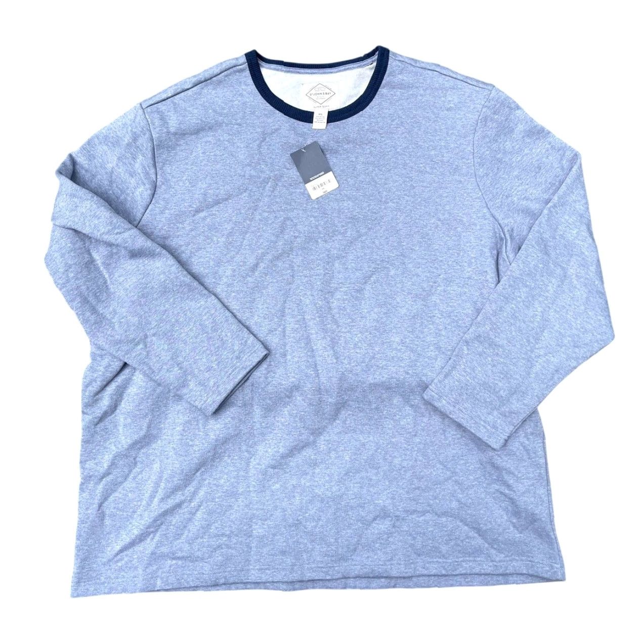 Vintage VINTAGE NWT St. Johns Bay Men’s Gray Long Sleeve Crew Neck Light Sweatshirt 4XL Mens Size US XXL / EU 58 / 5 - 2 Thumbnail