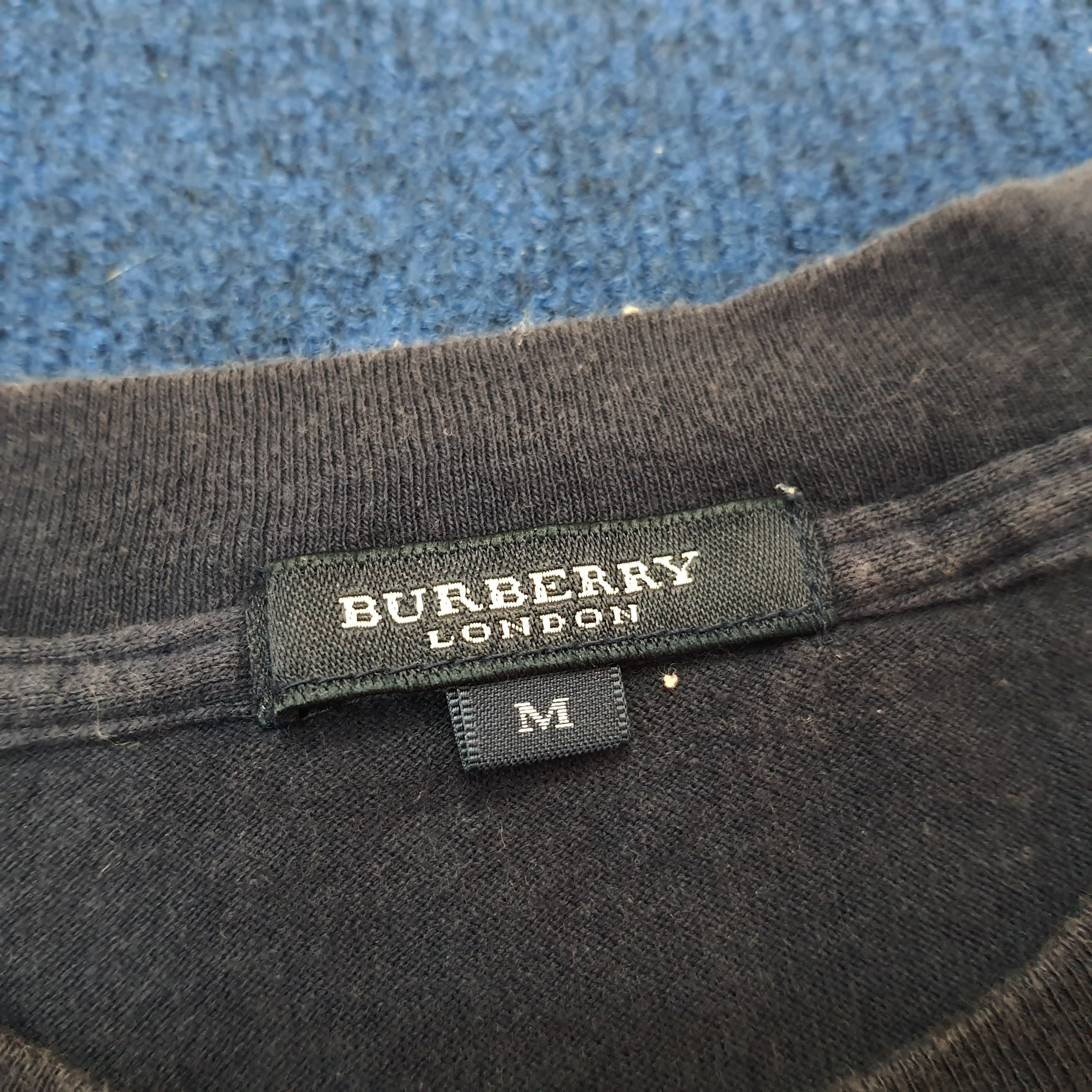 Burberry × Vintage Vintage Burberry London Designer T-shirt Size US L / EU 52-54 / 3 - 4 Thumbnail
