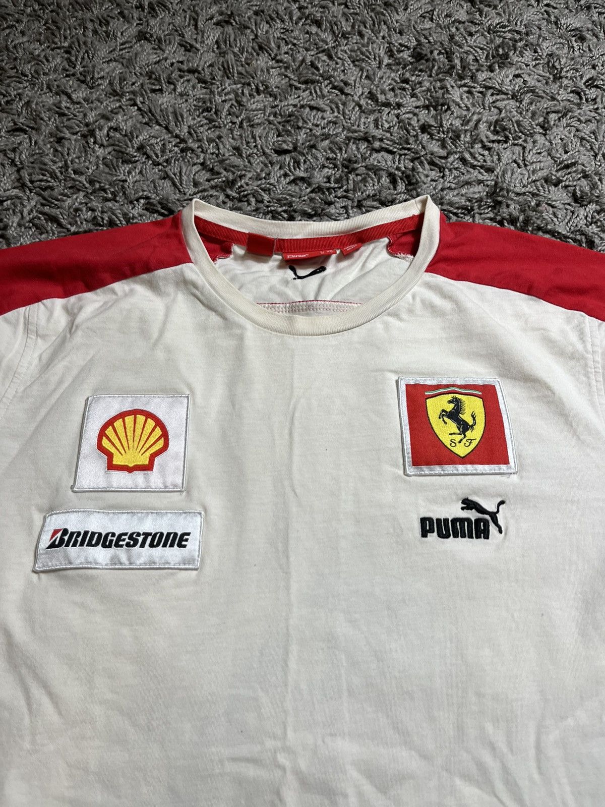 Ferrari × Vintage |M| FERRARI FORMULA1 NASCAR COTTON RACING T-SHIRT Size US M / EU 48-50 / 2 - 2 Thumbnail