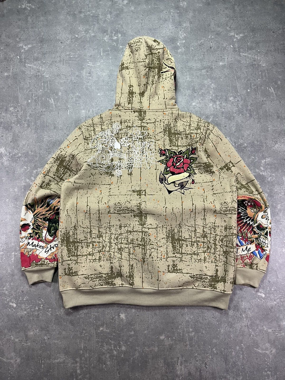 Southpole 00s Delf Baggy Printed AOP Skulls Zip Hoodie 4XL Imperious Size US XXL / EU 58 / 5 - 2 Thumbnail