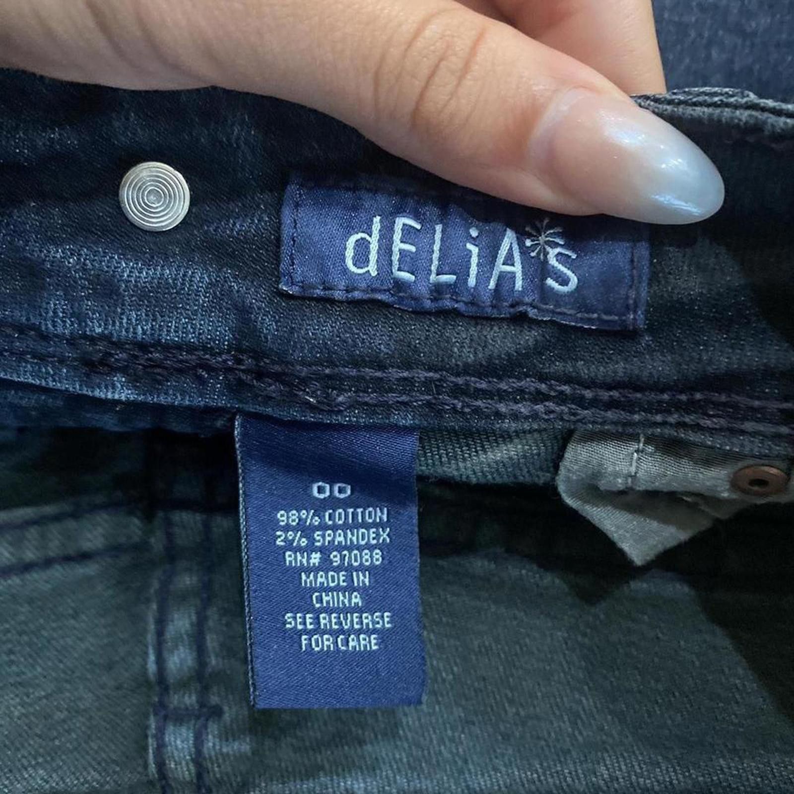 Designer Delia’s- Navy blue Lowrise shorts Size 26" / US 2 / IT 38 - 3 Thumbnail