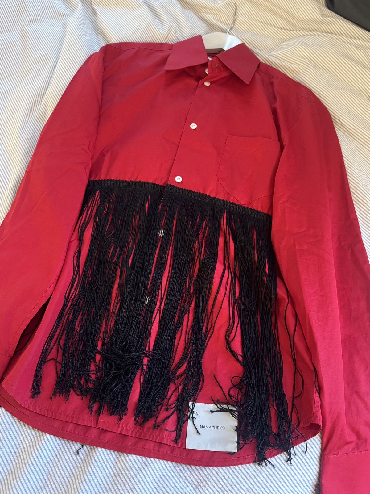 Namacheko Namacheko red shirt with fringe details Size M / US 6-8 / IT 42-44 - 6 Thumbnail