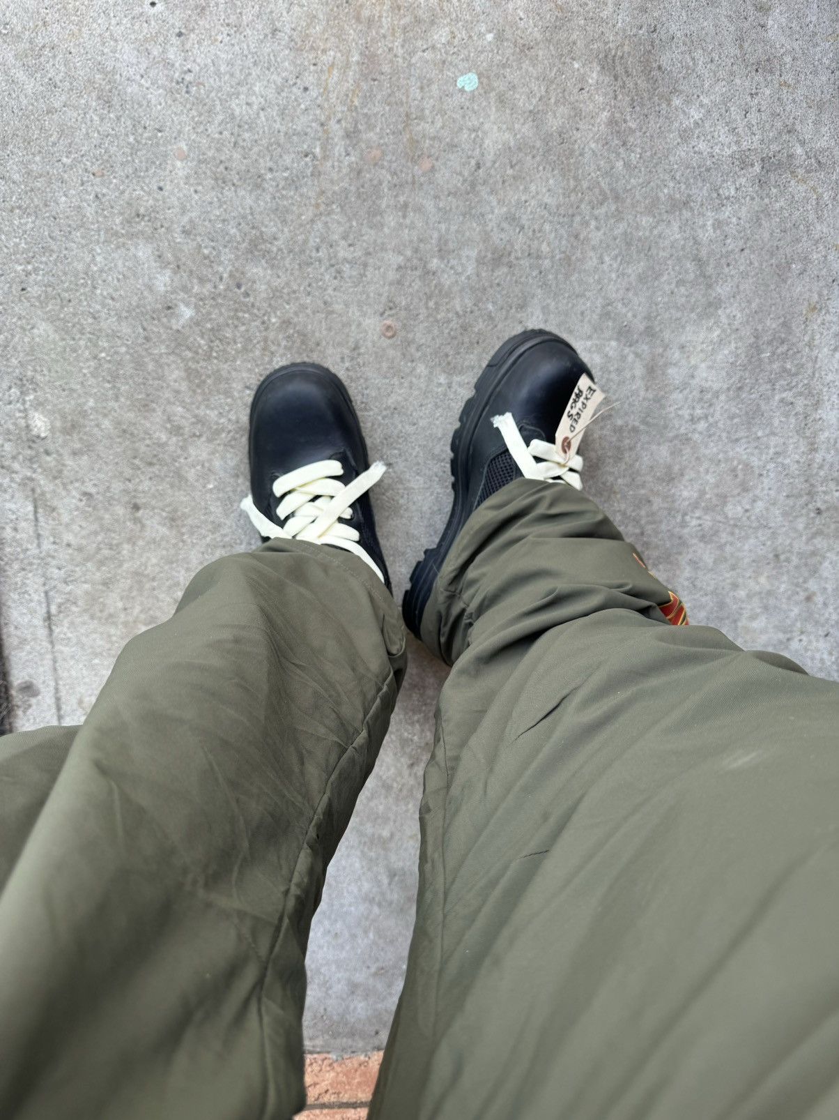 Vintage Black Vintage Military Combat Zip Ankle Boots Size US 11 / EU 44 - 3 Thumbnail