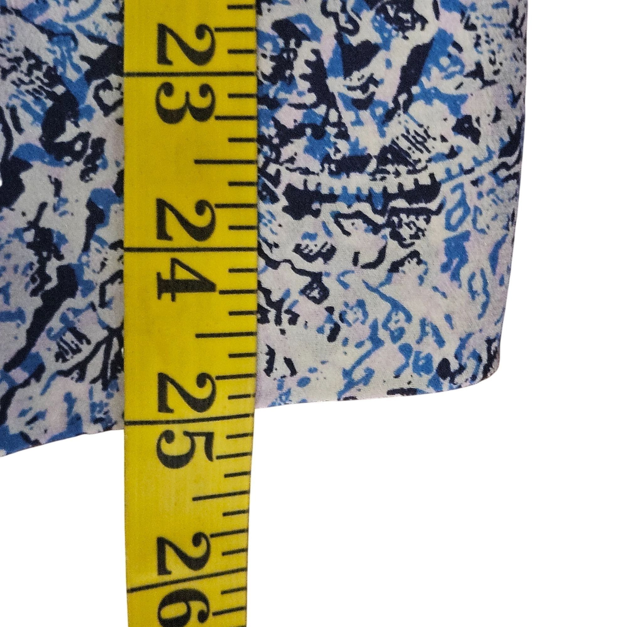 Rebecca Taylor Rebecca Taylor Silk Blue Black Long Sleeve Blouse 6 Office B Size M / US 6-8 / IT 42-44 - 11 Thumbnail