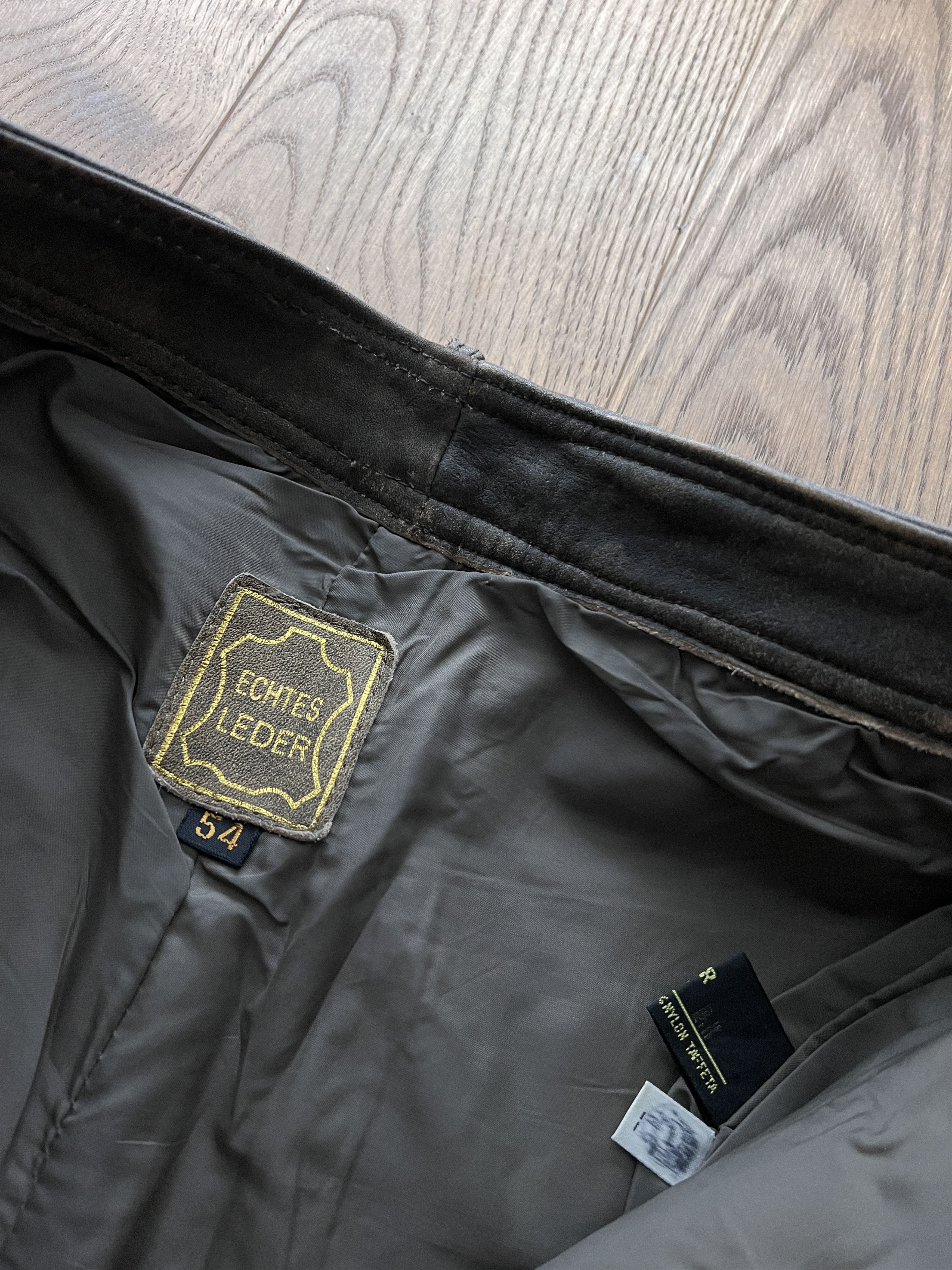 If Six Was Nine True faded VTG 90s cowboy core leather pants lace up opium L Size US 34 / EU 50 - 17 Thumbnail