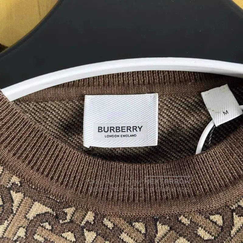 Burberry Burberry Brown Knitted Sweater for Women. Size M / US 6-8 / IT 42-44 - 3 Thumbnail
