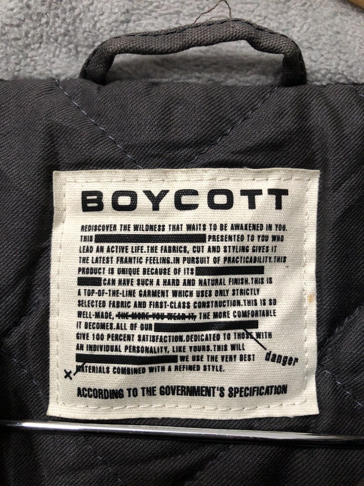 Boycott × Issey Miyake × Vintage Vintage Boycott Military Style Denim Light Jacket Hoodie Size US L / EU 52-54 / 3 - 13 Thumbnail