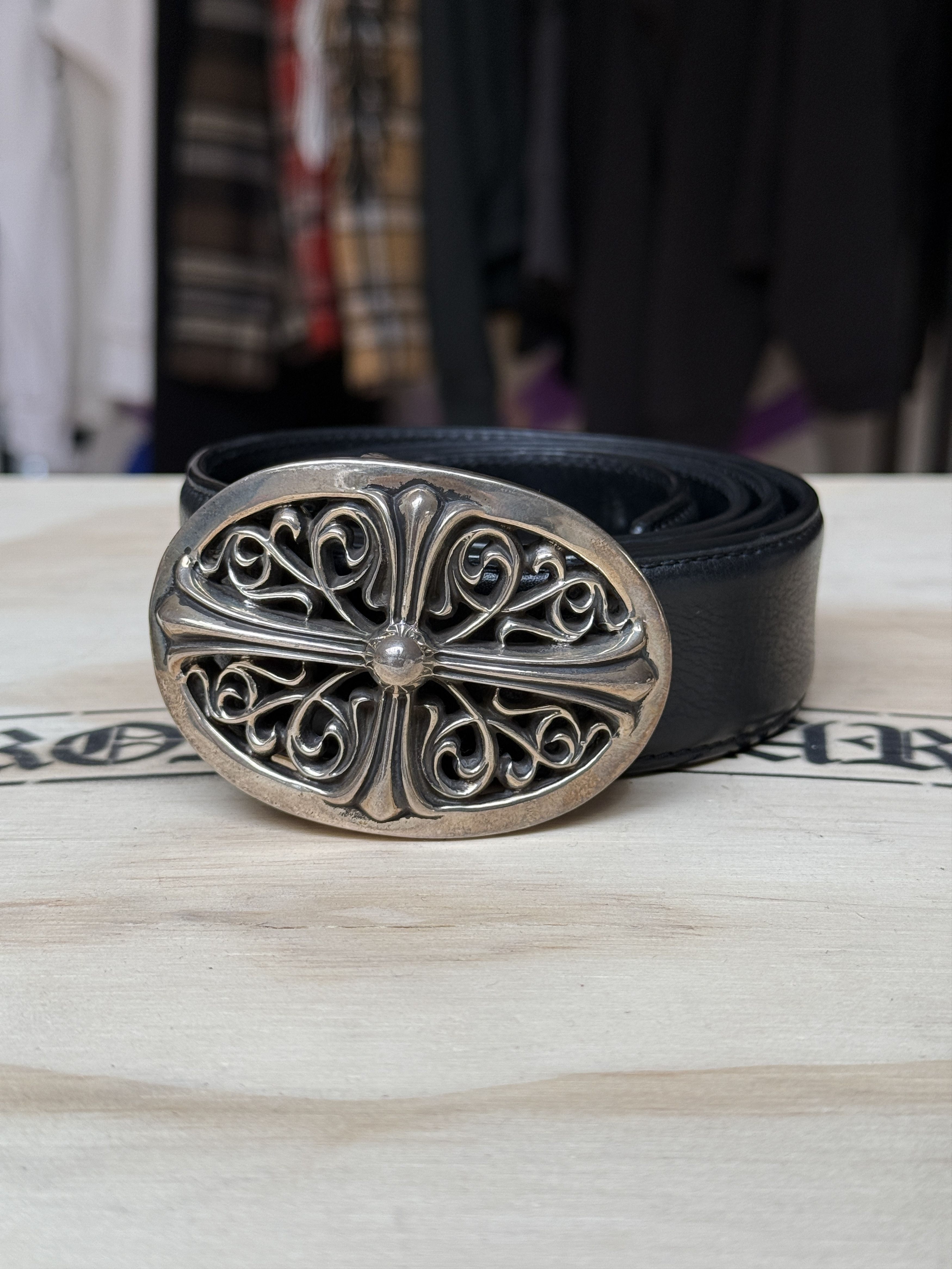 Chrome Hearts FLERKNEE Belt Buckle 1.5in（CHROME HEARTS FLERKNEE 