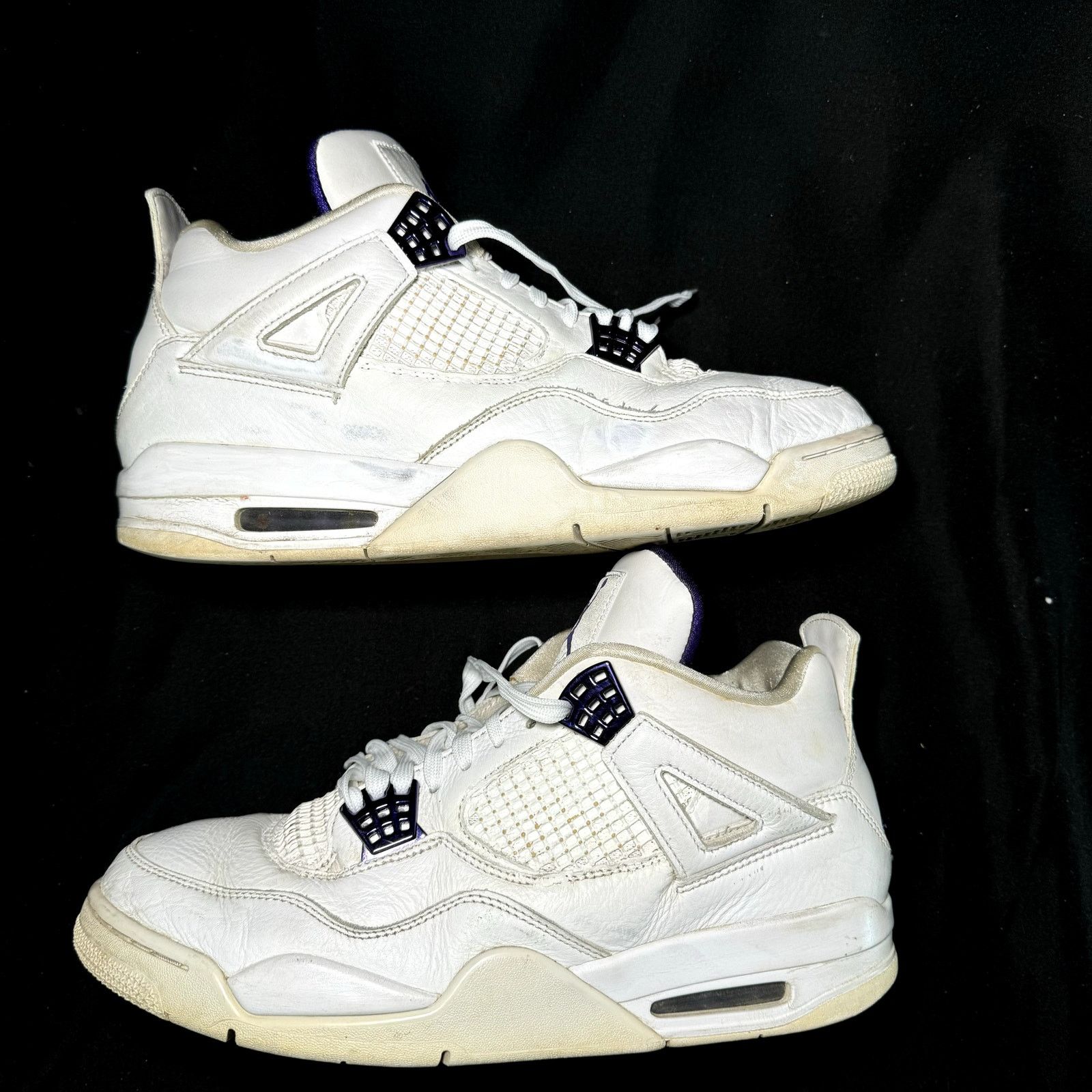Jordan Brand × Nike Size 11.5 - Air Jordan 4 Retro Purple Metallic Men's Shoes Size US 11.5 / EU 44-45 - 3 Thumbnail