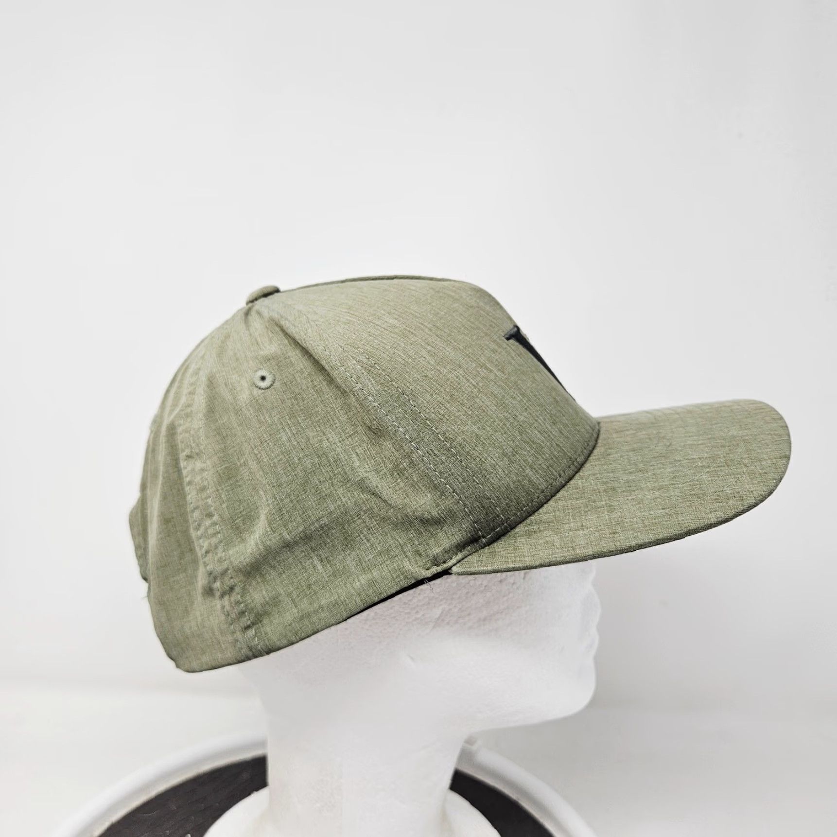 Vuori Vuori Hat Cap Baseball Snap Back One Size Green Mens Logo Performance Stretch Adaptable Casual Summer Solid Polyester Spandex Size ONE SIZE - 3 Thumbnail