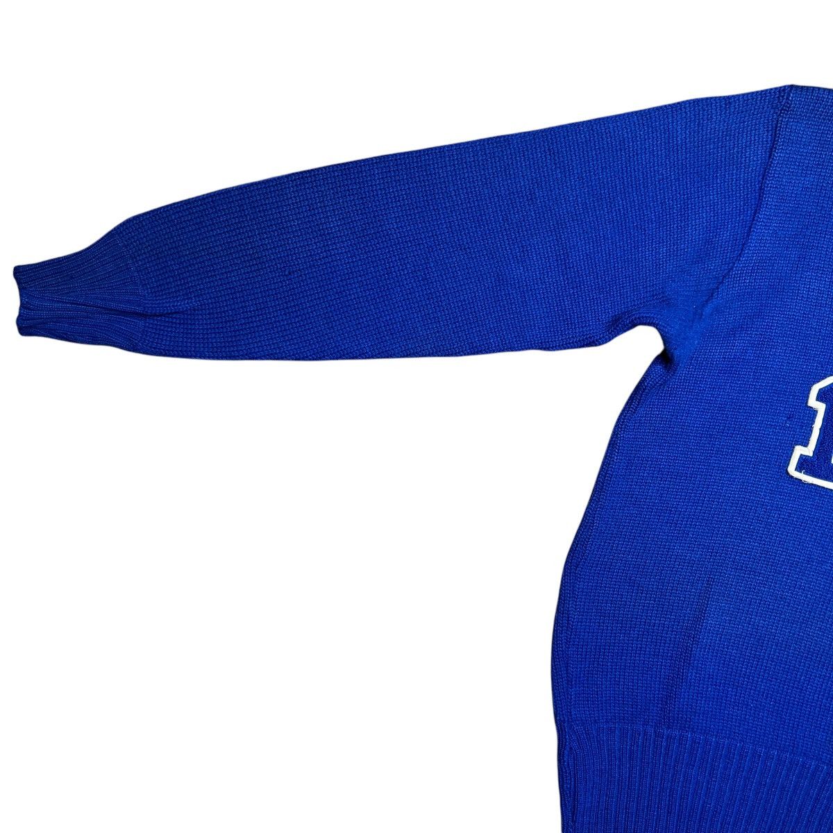 Vintage Vintage 1940 O’Shea Knitting Mills Chicago Blue Knit Sweater Size US L / EU 52-54 / 3 - 4 Thumbnail