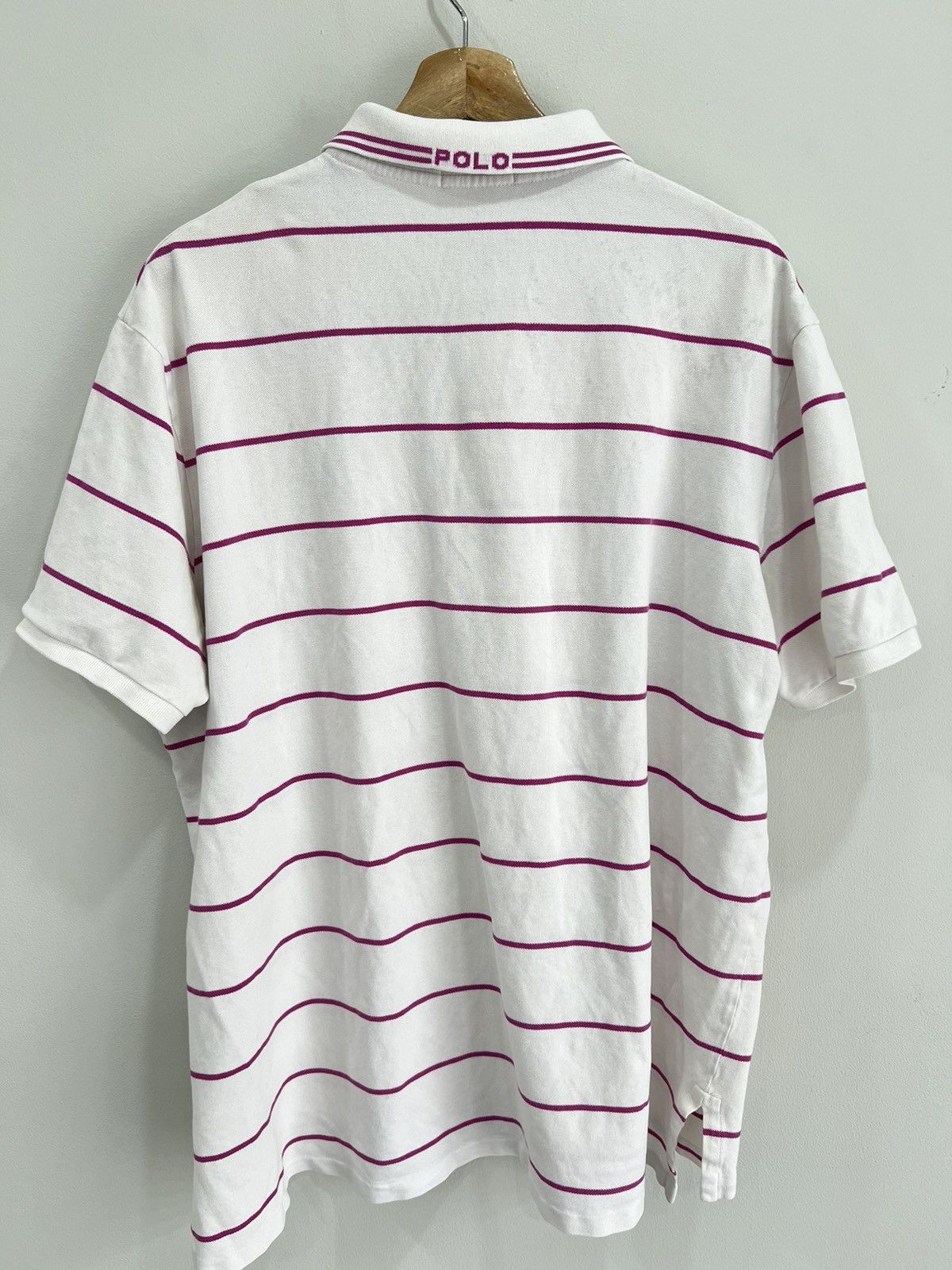 Ralph Lauren Vintage Ralph Lauren Polo Striped Shirt xxl Size US XXL / EU 58 / 5 - 2 Thumbnail