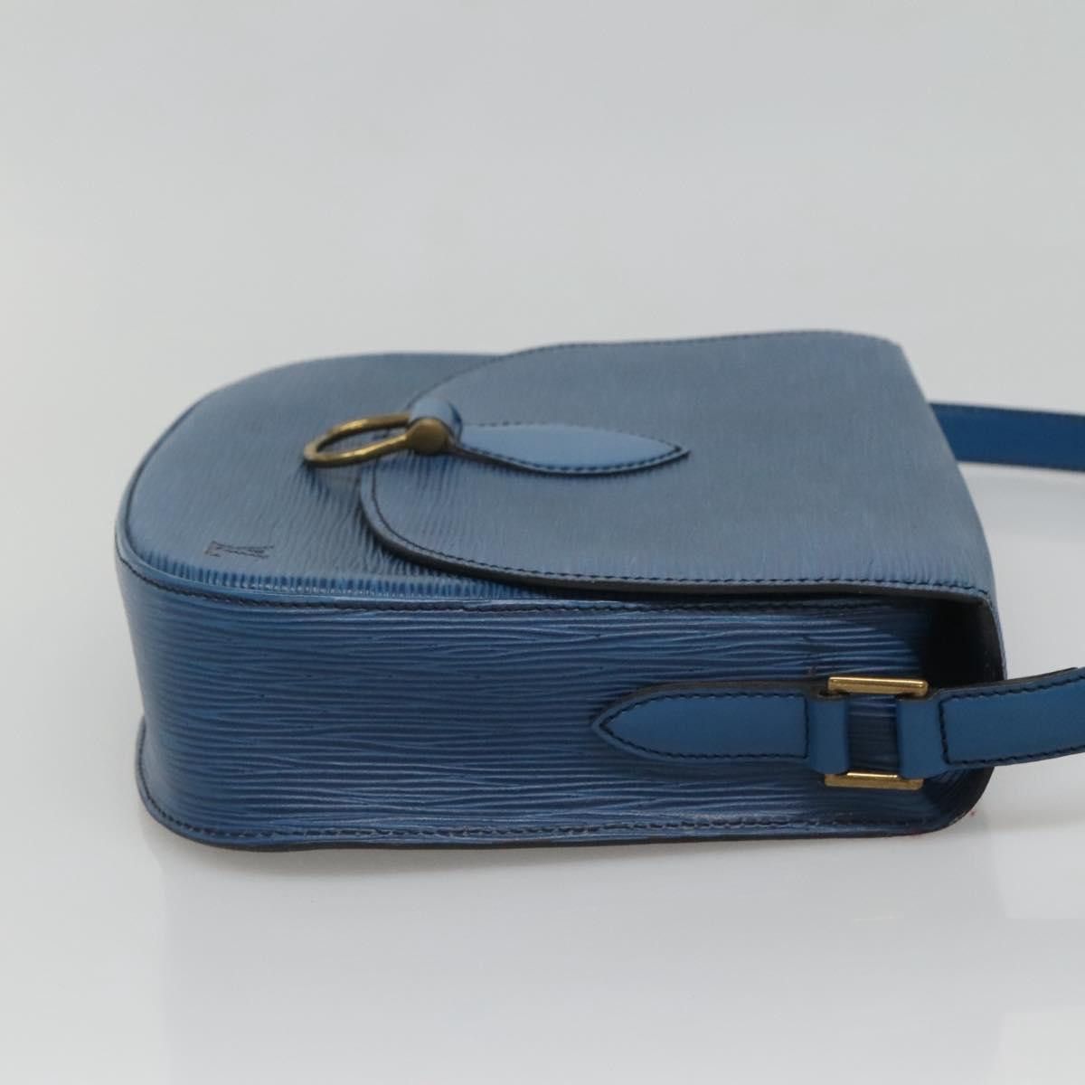 Louis Vuitton LOUIS VUITTON Epi Saint Cloud GM Shoulder Bag Toledo Blue Size ONE SIZE - 3 Thumbnail